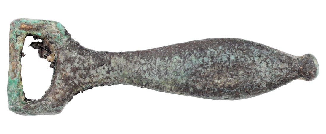 ROMAN LEGIONARY'S SWORD BELT TERMINAL, 2nd-3rd CENTURY AD (1 of 2)