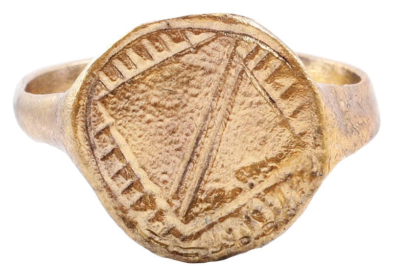 MEDIEVAL/BYZANTINE RING C.700-1100AD, SIZE 9 1/4 (1 of 5)