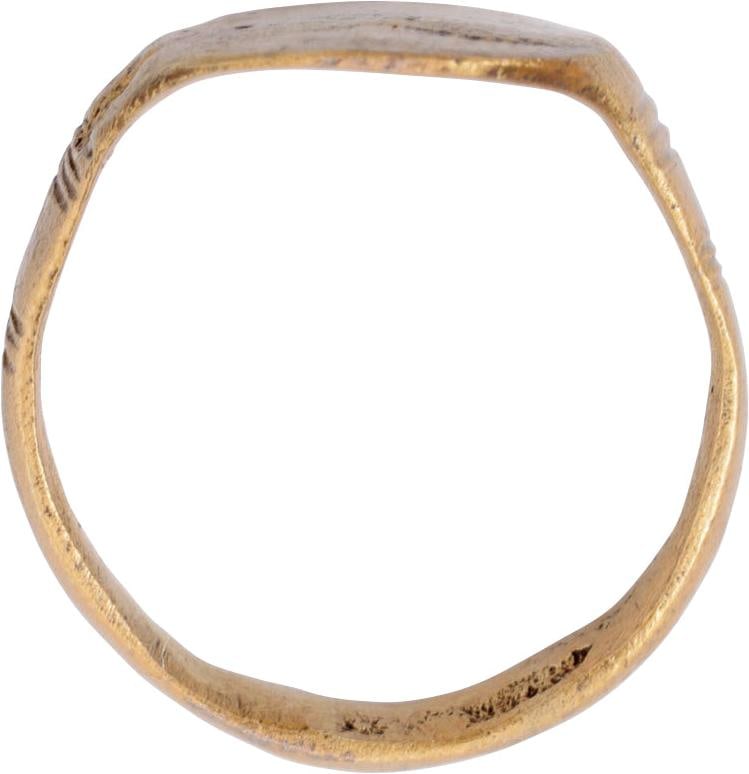 ROMAN MAN'S RING C.100-300 AD, SIZE 8 3/4 - 2