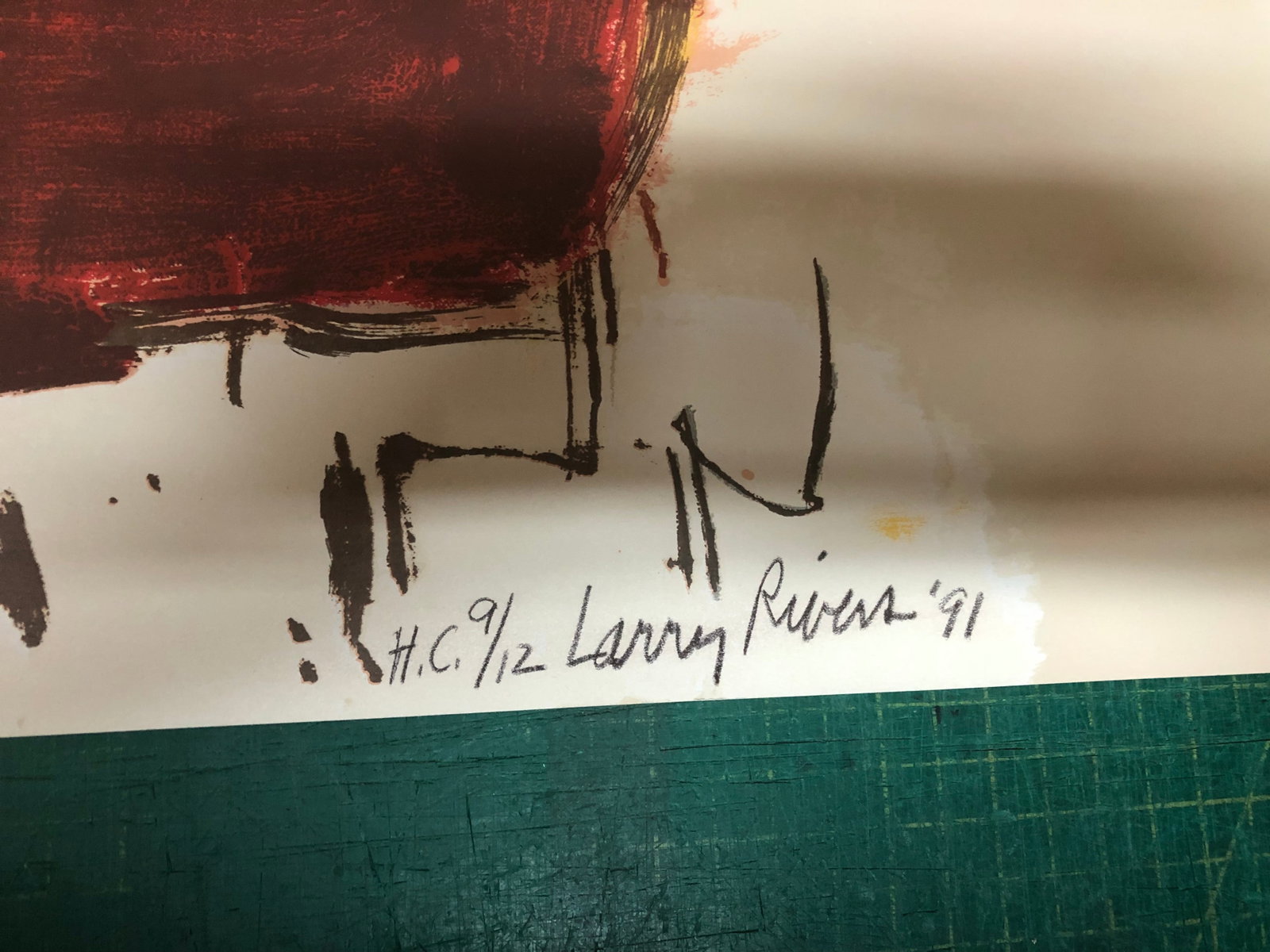 Larry Rivers - Dutch Masters - 1991 Mixed Media - SIGNED 32" x 40" - 10
