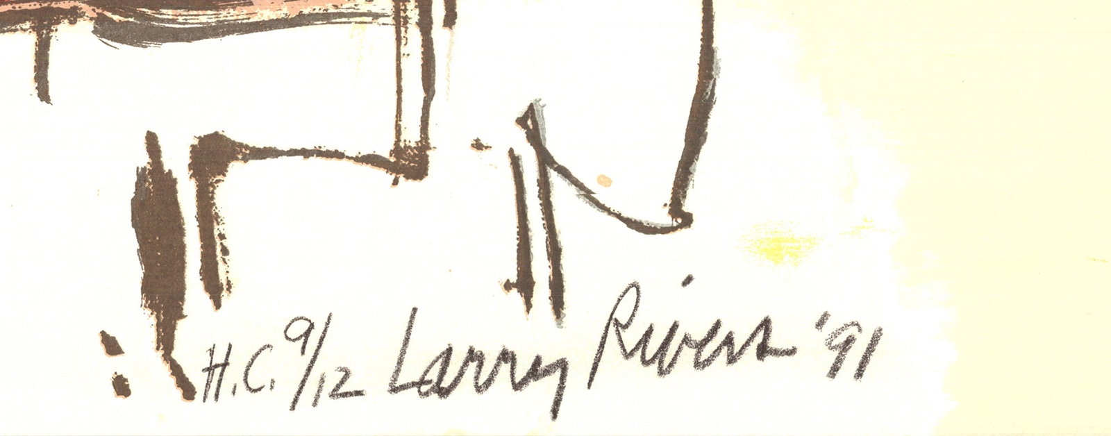 Larry Rivers - Dutch Masters - 1991 Mixed Media - SIGNED 32" x 40" - 2