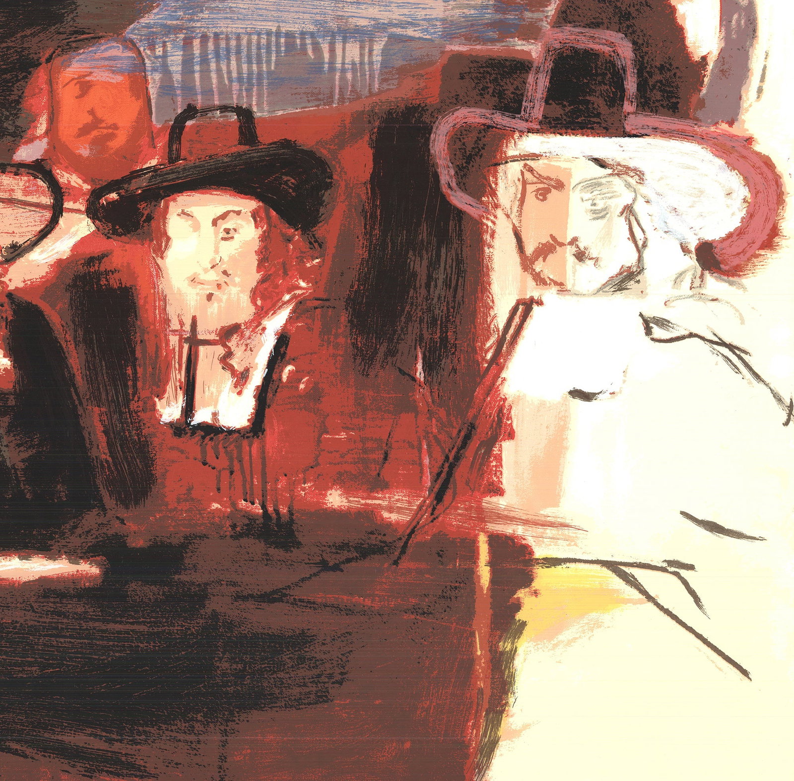 Larry Rivers - Dutch Masters - 1991 Mixed Media - SIGNED 32" x 40" - 4