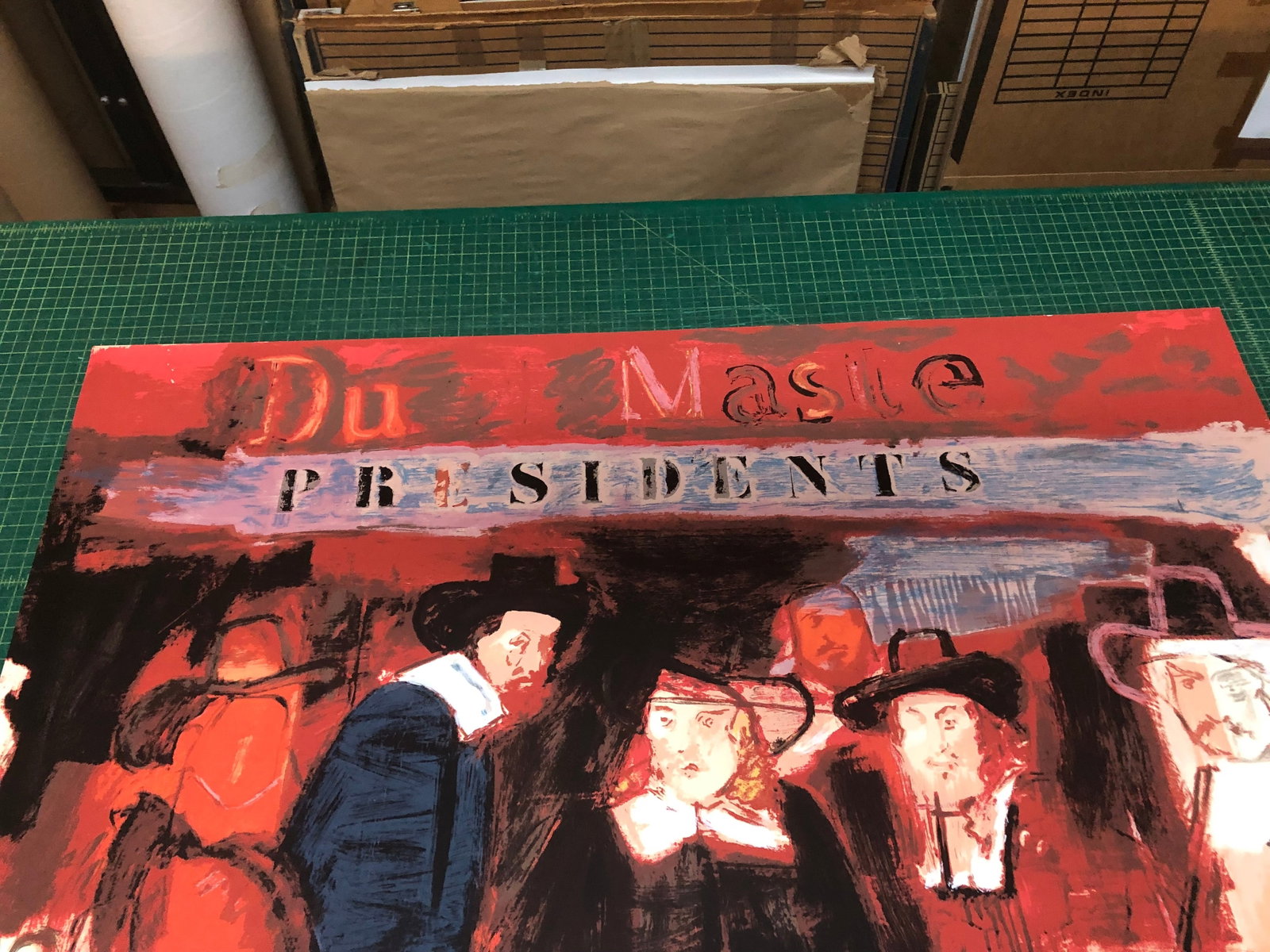 Larry Rivers - Dutch Masters - 1991 Mixed Media - SIGNED 32" x 40" - 9