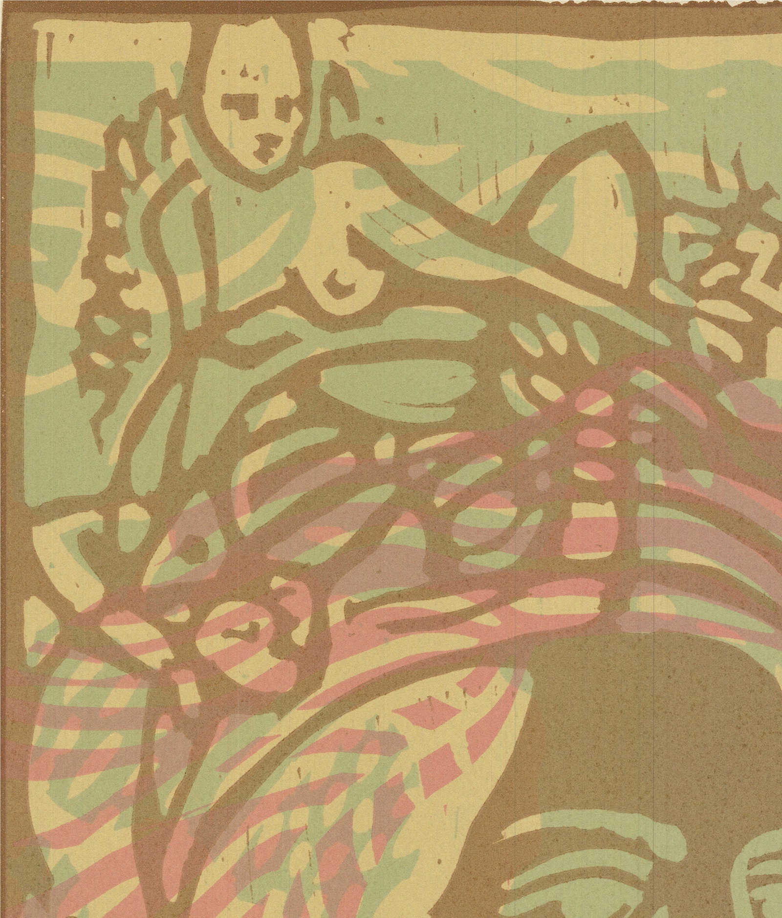 Artist Unknown - Ecstasy - 1970 Lithograph - SIGNED 19.75" x 14" - 3