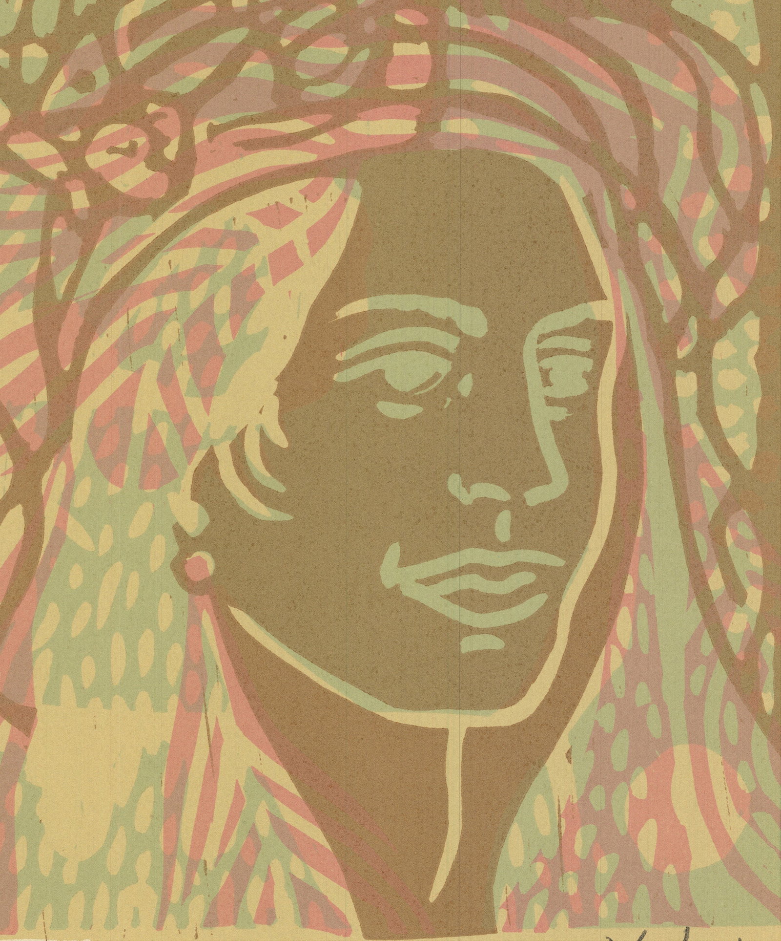Artist Unknown - Ecstasy - 1970 Lithograph - SIGNED 19.75" x 14" - 4