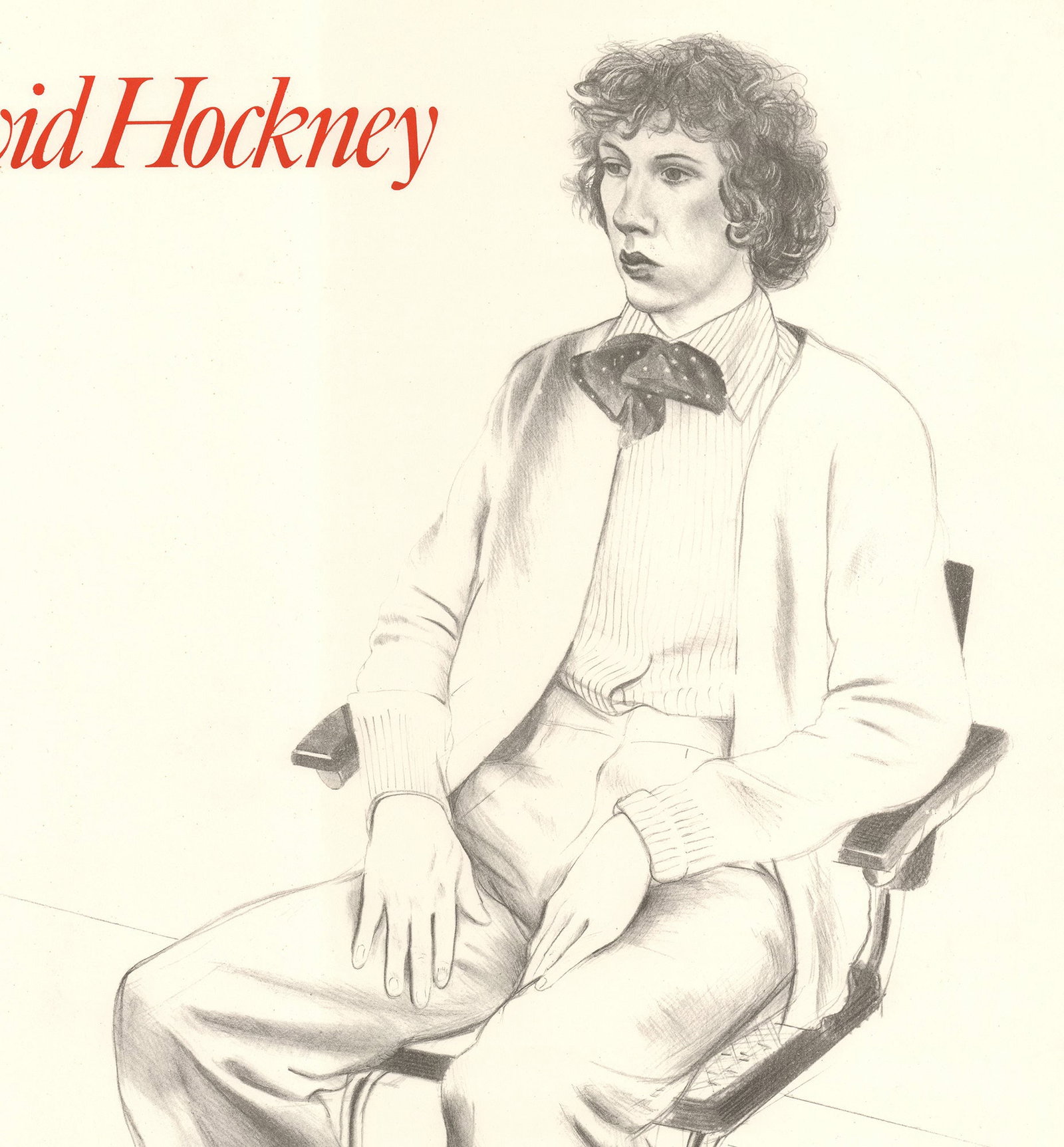 David Hockney - Gregory Evans - 1979 Lithograph - SIGNED 30" x 21" - 4