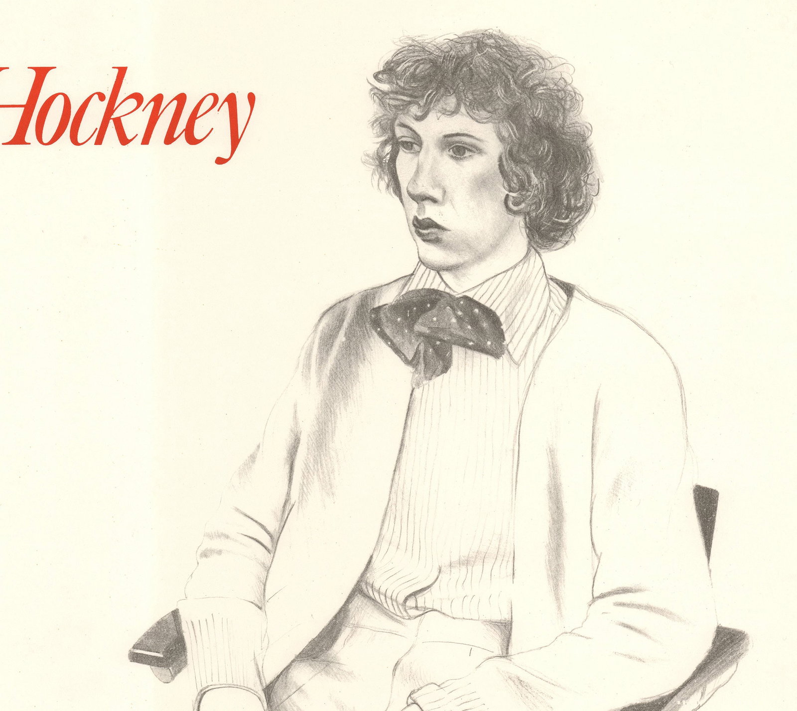 David Hockney - Gregory Evans - 1979 Lithograph - SIGNED 30" x 21" - 5