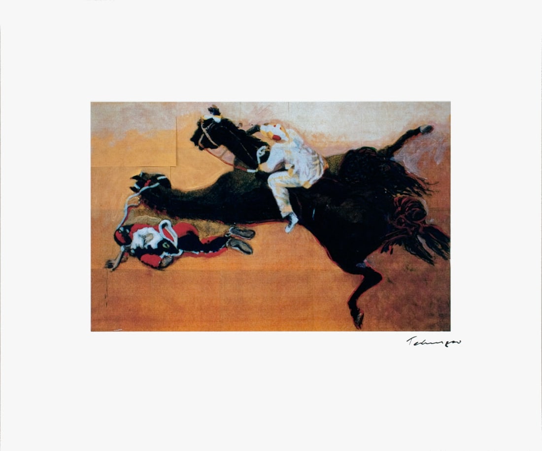 Norbert Tadeusz - Horses - 1999 Offset Lithograph - SIGNED 19.5" x 23.5" (1 of 1)