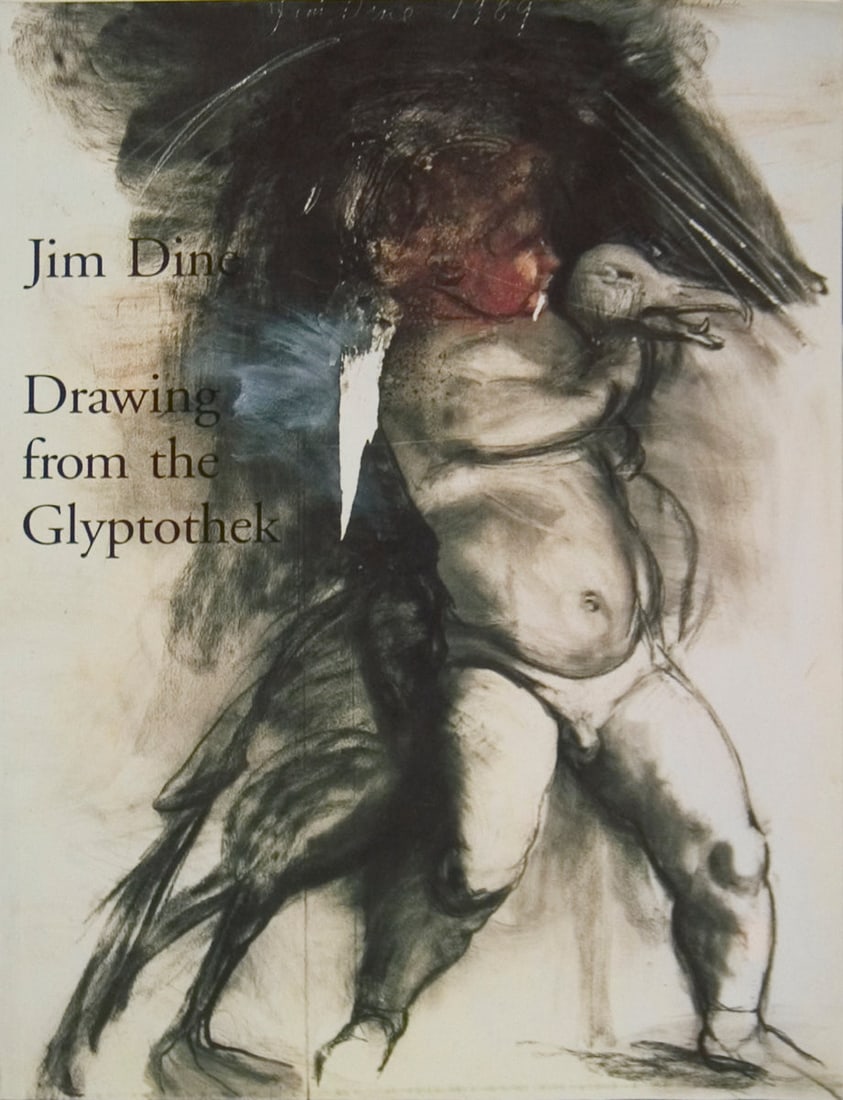 Jim Dine Drawing from the Glyptothek - 1993 Book - SIGNED 12" x 9": Jim Dine Drawing from the Glyptothek by Jim Dine, 1993 Signed Book. Paper size is 12 x 9 inches, with an image size of 12 x 9 inches. The Book is from an unknown edition size. and is not framed. The c