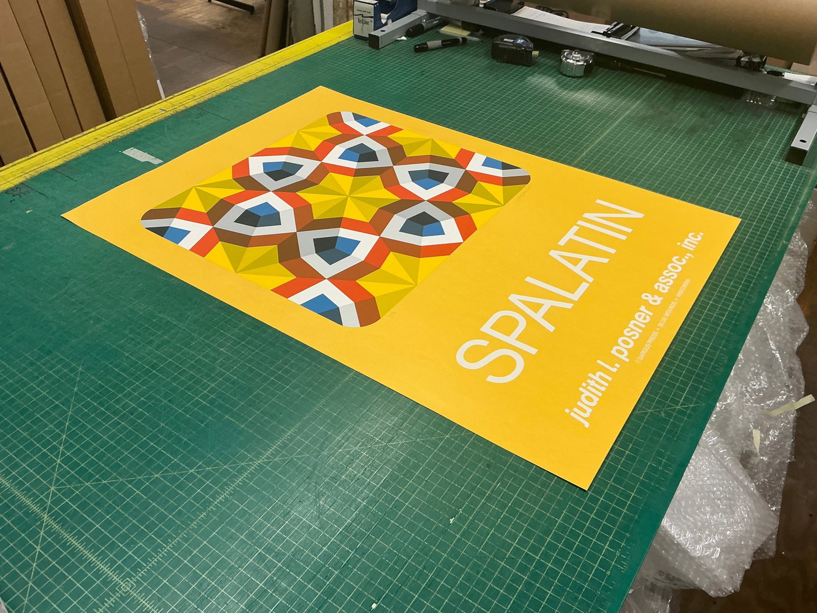 Marko Spalatin - Kaleidoscope - 1980 Serigraph - SIGNED 36" x 26" - 3