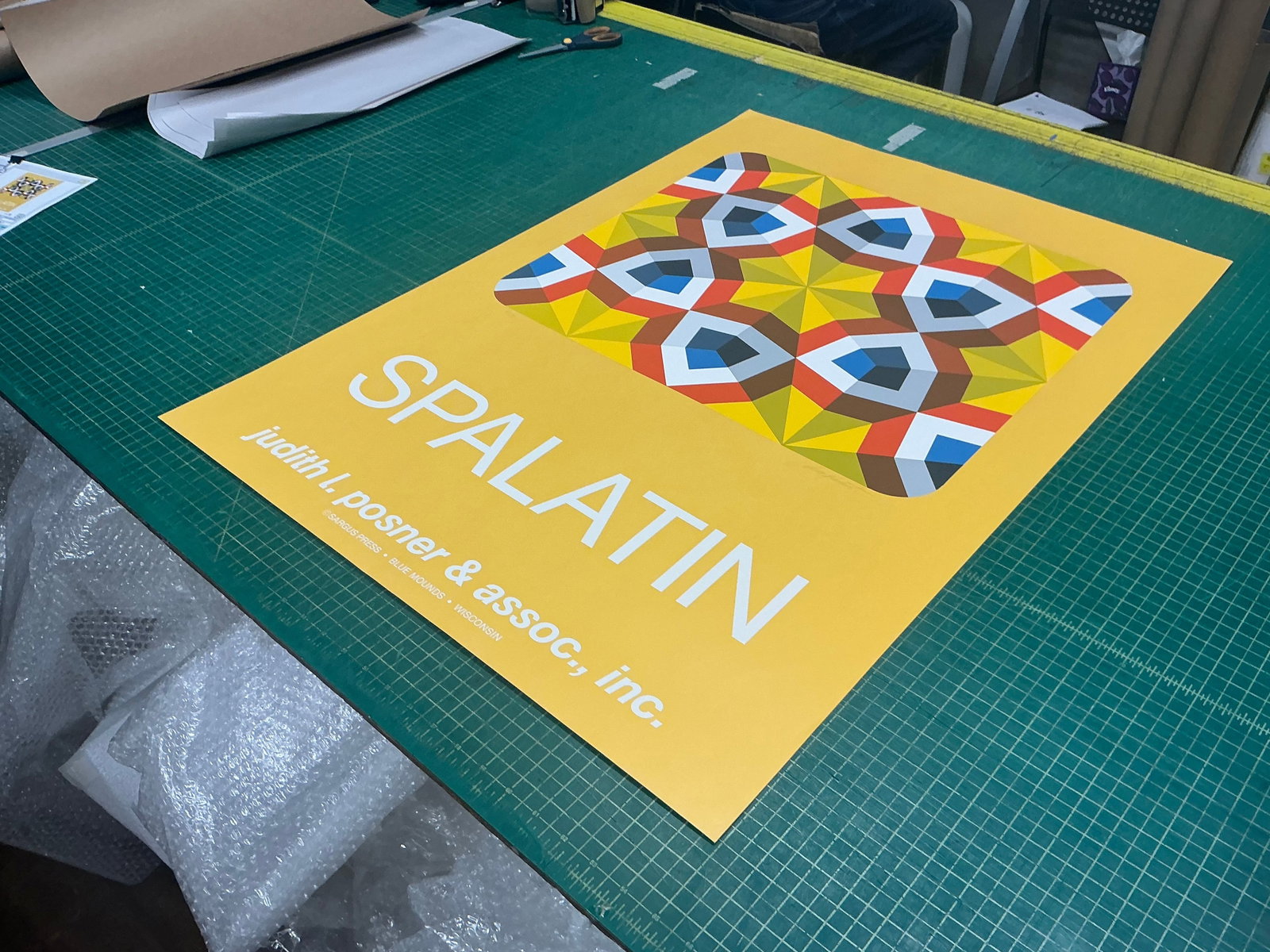 Marko Spalatin - Kaleidoscope - 1980 Serigraph - SIGNED 36" x 26" - 4