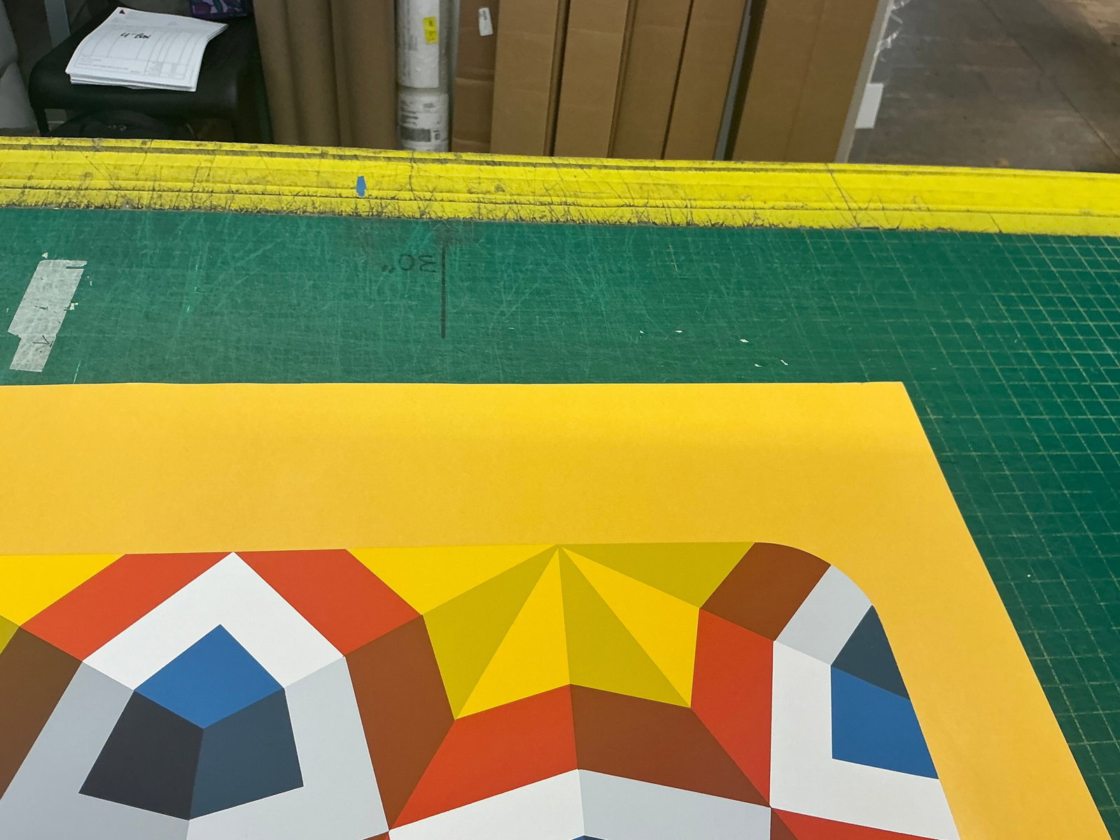 Marko Spalatin - Kaleidoscope - 1980 Serigraph - SIGNED 36" x 26" - 6