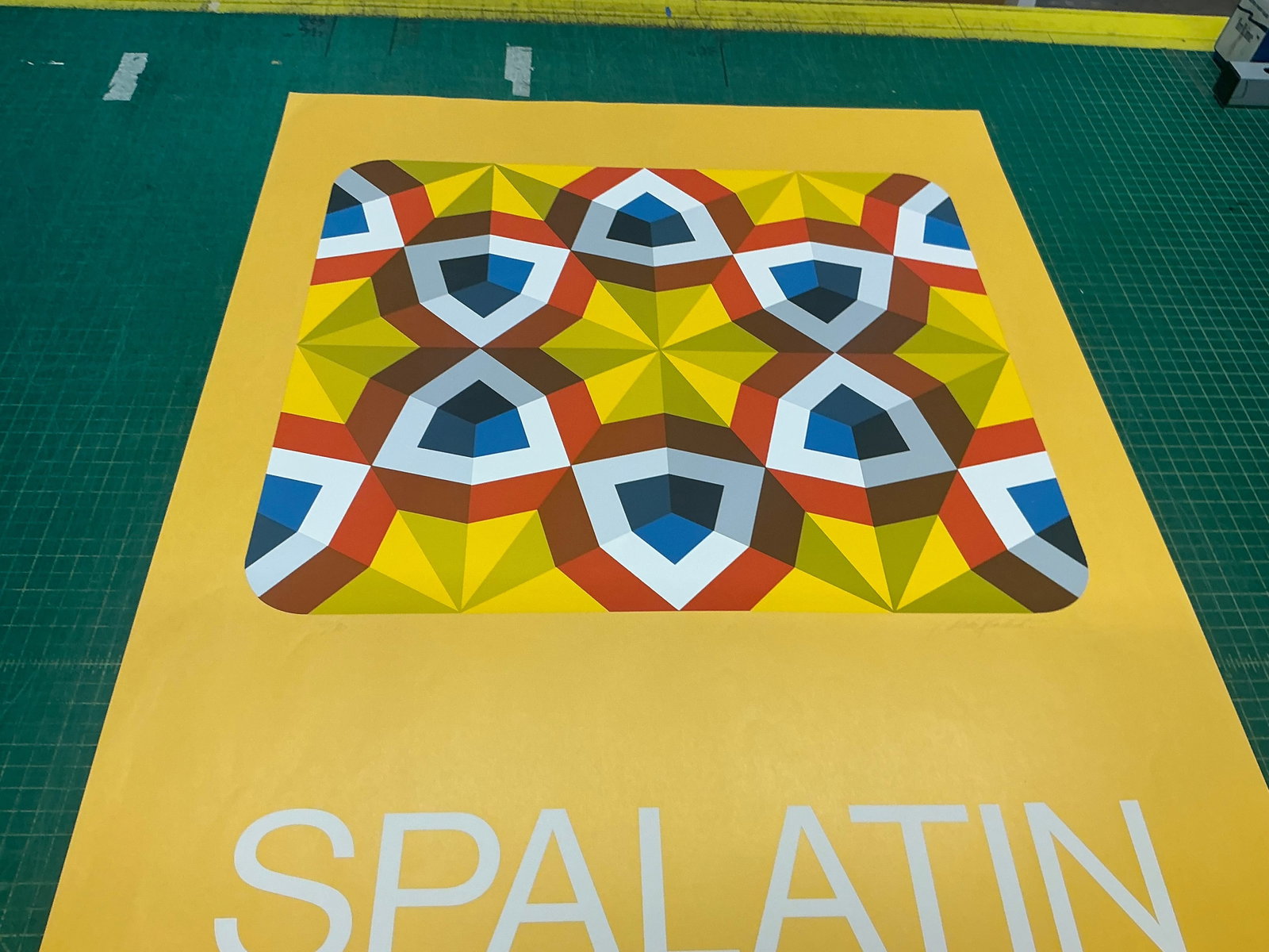 Marko Spalatin - Kaleidoscope - 1980 Serigraph - SIGNED 36" x 26" - 7