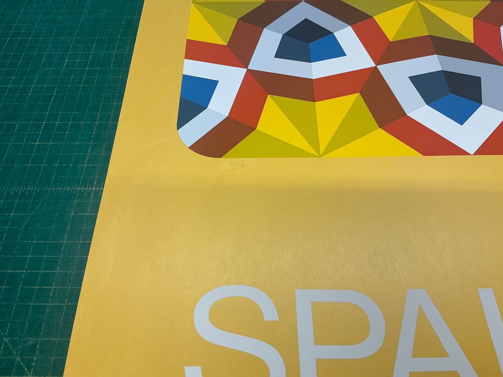 Marko Spalatin - Kaleidoscope - 1980 Serigraph - SIGNED 36" x 26" - 8
