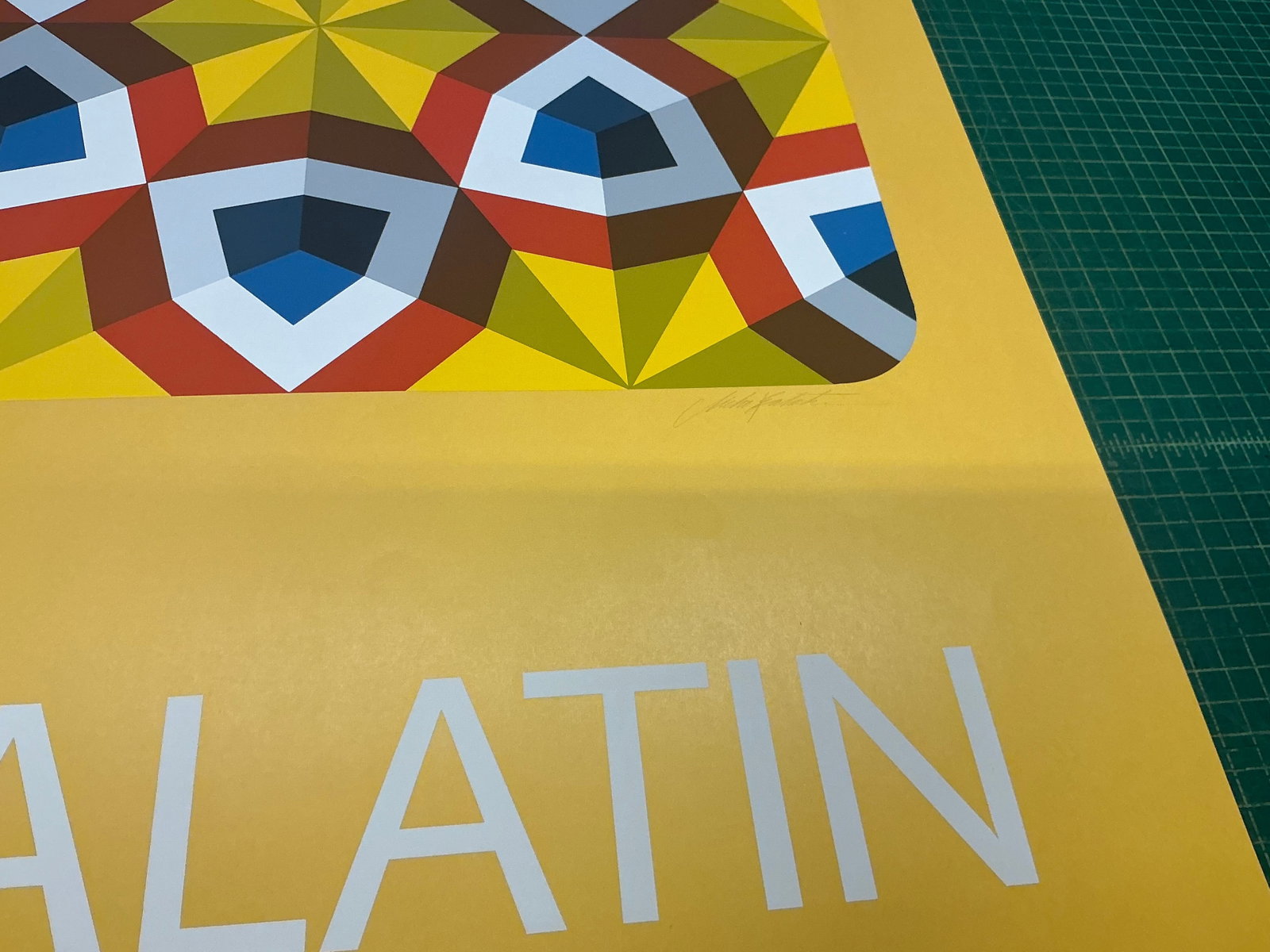 Marko Spalatin - Kaleidoscope - 1980 Serigraph - SIGNED 36" x 26" - 9