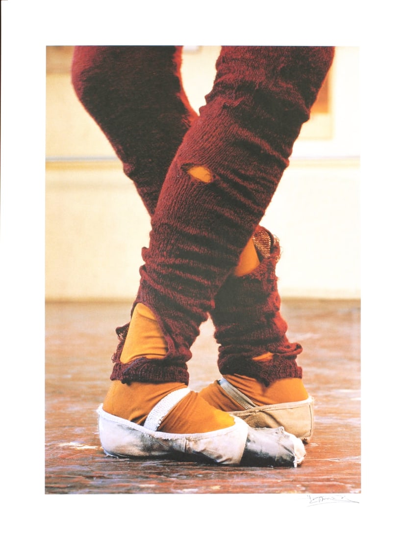 Harvey Edwards - Leg Warmers - 1984 Offset Lithograph - SIGNED 24" x 18": Leg Warmers by Harvey Edwards, 1984 Signed Offset Lithograph. Paper size is 24 x 18 inches, with an image size of 20 x 14 inches. The Offset Lithograph is from an edition size of 10000 and is not
