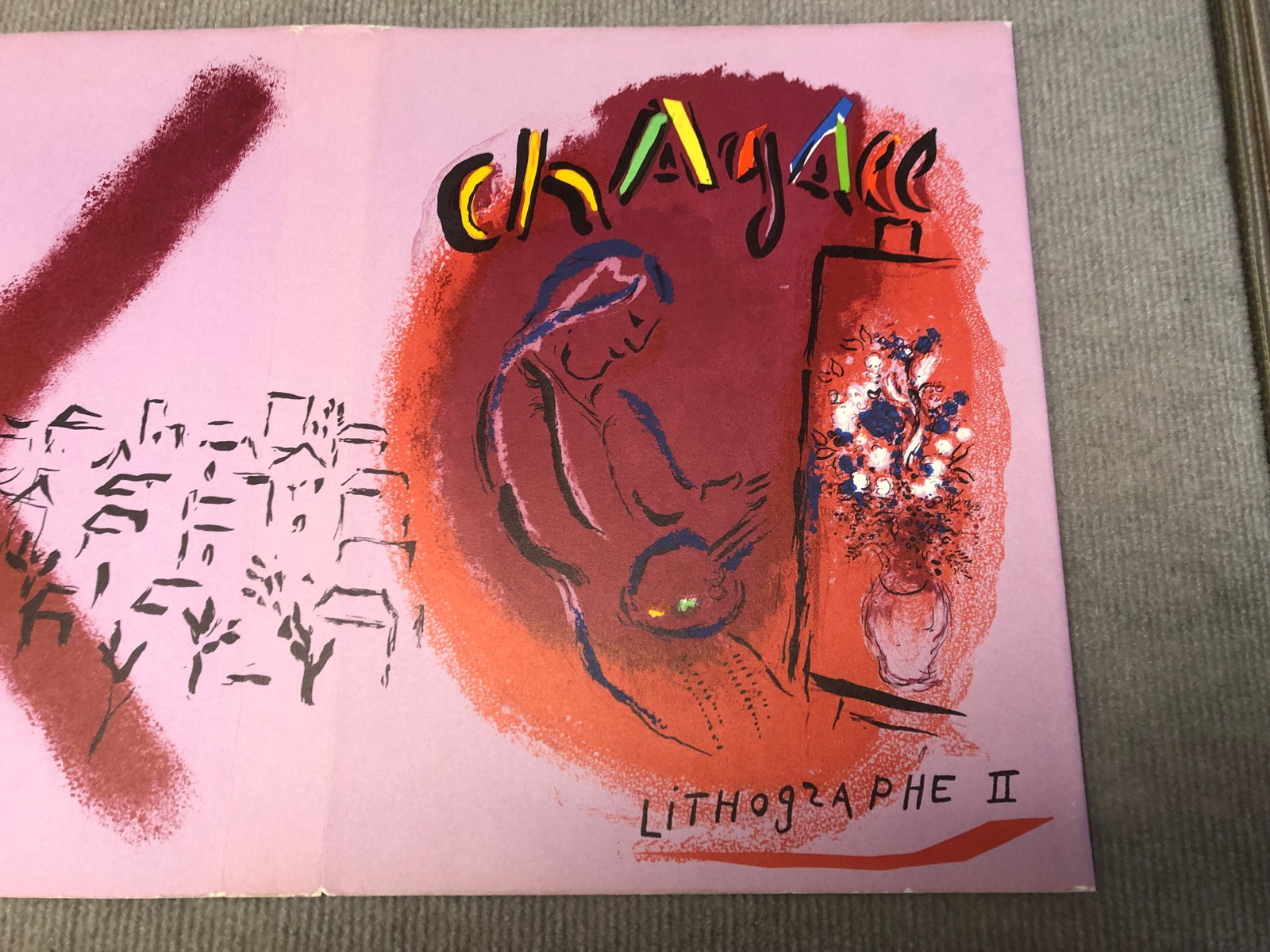 Marc Chagall - Lithograph II Cover - 1963 Lithograph 12.75" x 21.25" - 5