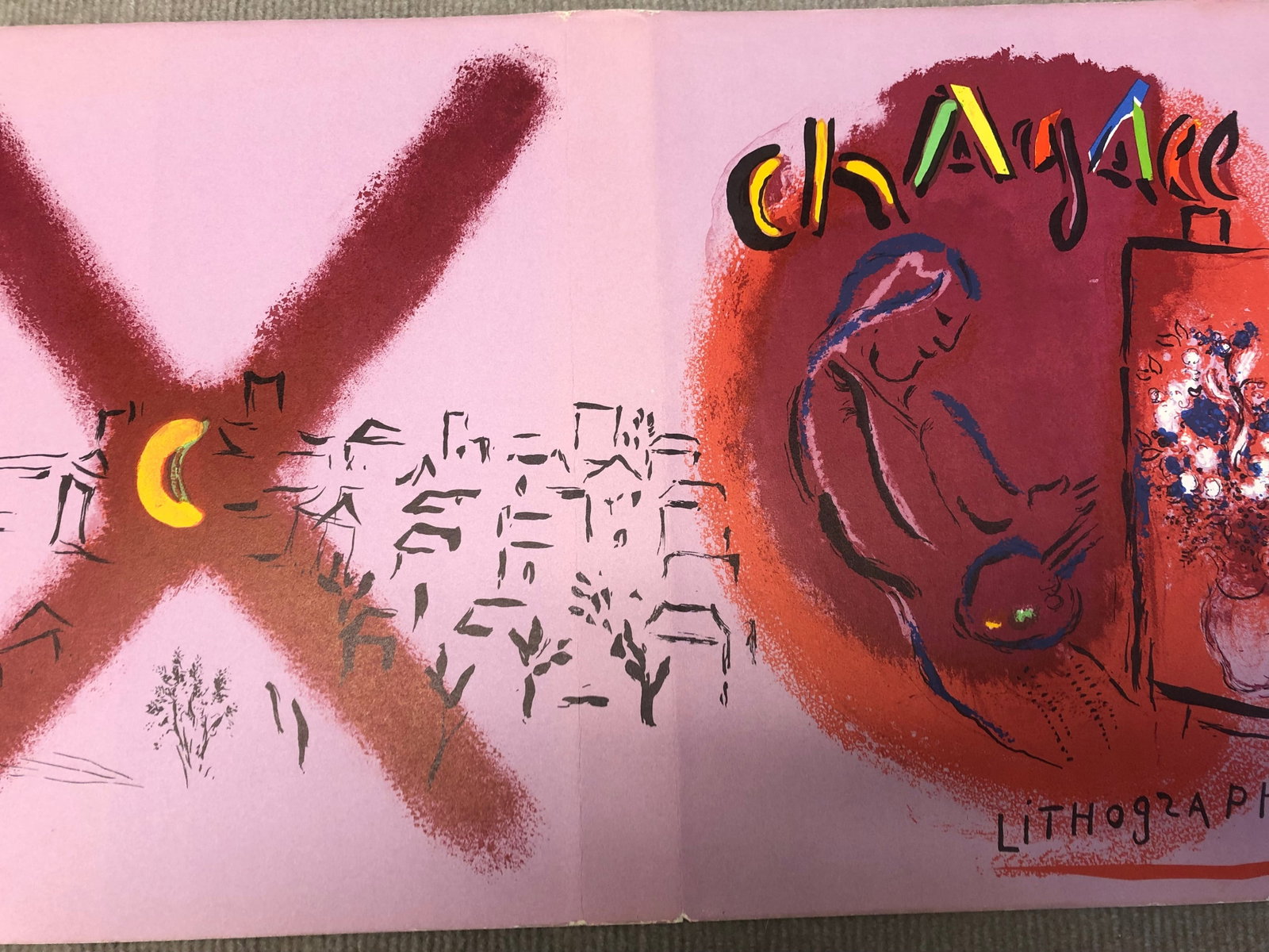 Marc Chagall - Lithograph II Cover - 1963 Lithograph 12.75" x 21.25" - 7