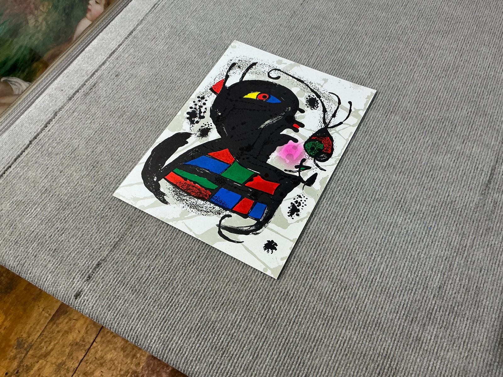 Joan Miro - Litografia original V - 1975 Lithograph 13" x 9.75" - 3