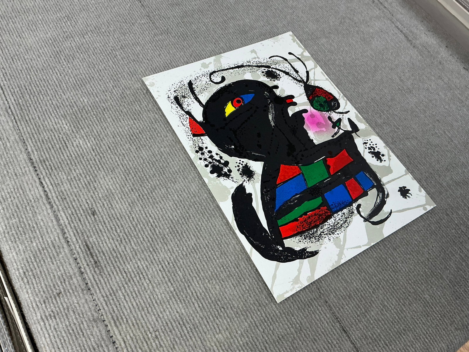 Joan Miro - Litografia original V - 1975 Lithograph 13" x 9.75" - 4