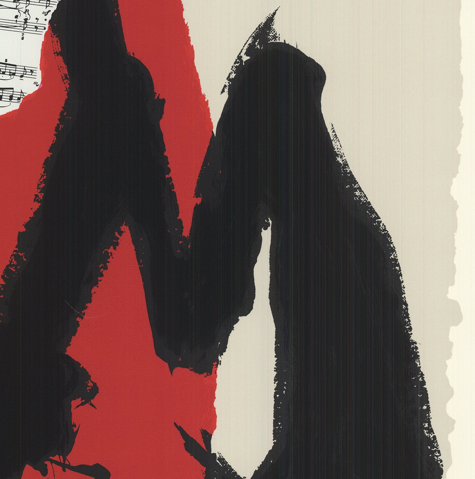Robert Motherwell - Mostly Mozart Festival - 1991 Serigraph - SIGNED 40" x 29.25" - 5