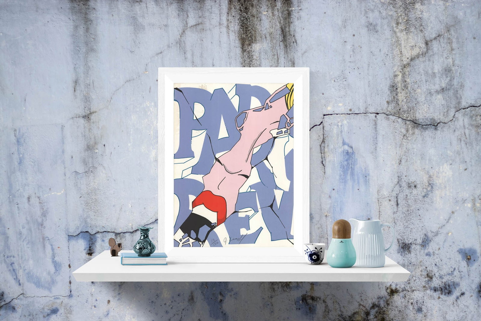 Crash - Paris Review - 1990 Serigraph - SIGNED 30" x 22" - 3