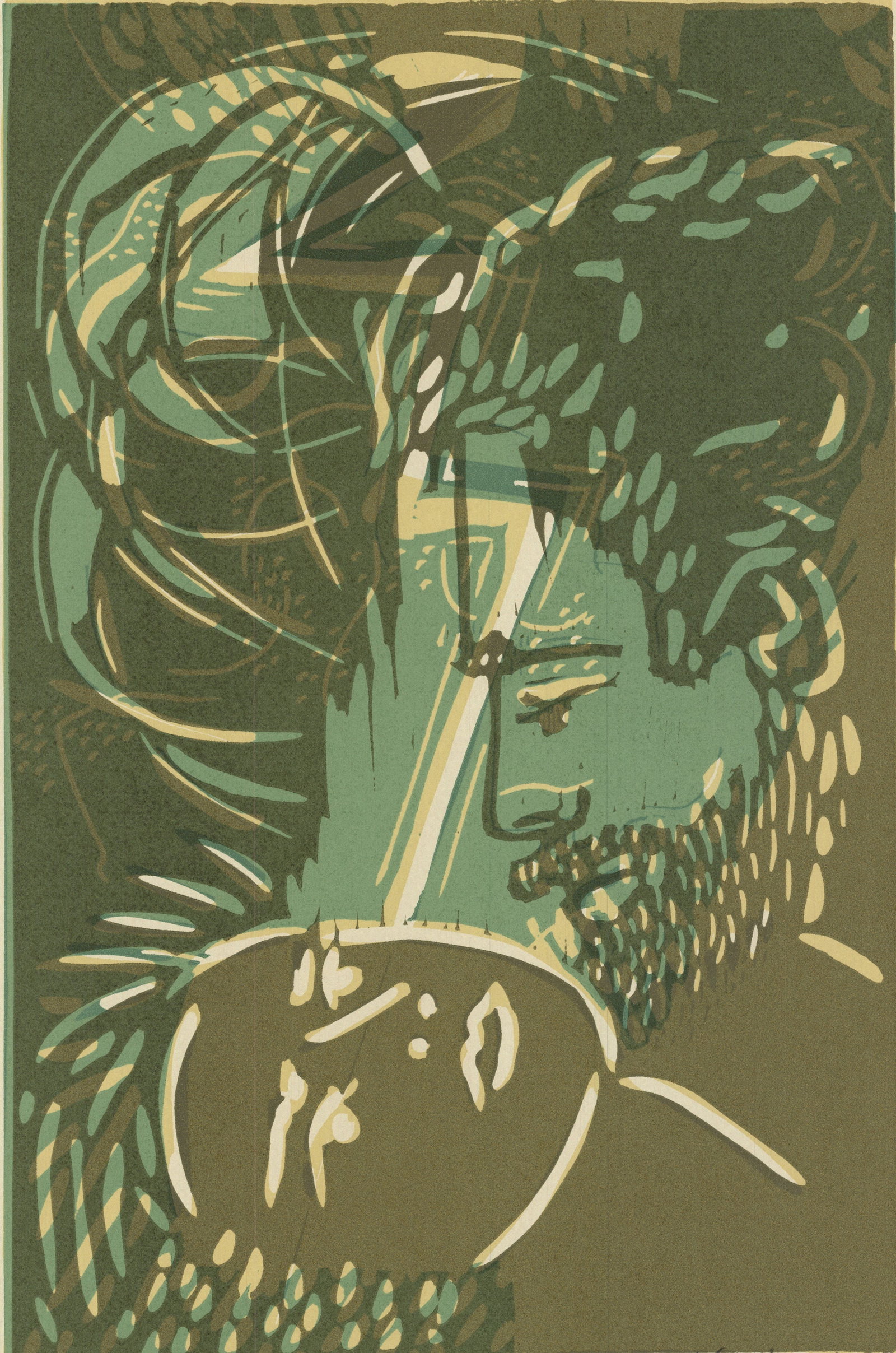 Artist Unknown - Passion - 1970 Lithograph - SIGNED 19.75" x 14" - 2