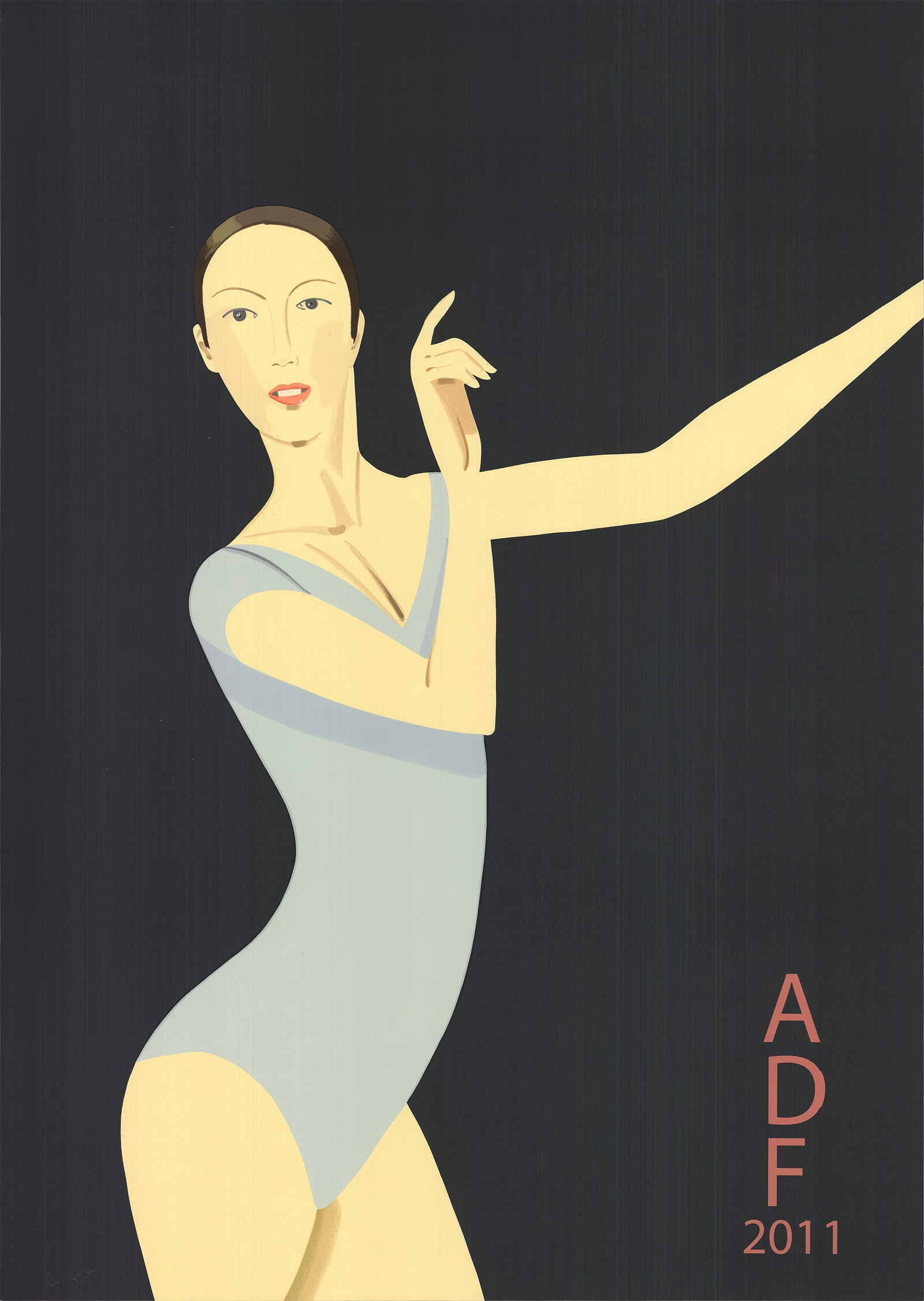Alex Katz - Sarah-American Dance Festival - 2011 Serigraph - SIGNED 48" x 34.25": Sarah-American Dance Festival by Alex Katz, 2011 Signed Serigraph. Paper size is 48 x 34.25 inches, with an image size of 48 x 34.25 inches. The Serigraph is from an edition size of 100 and is not