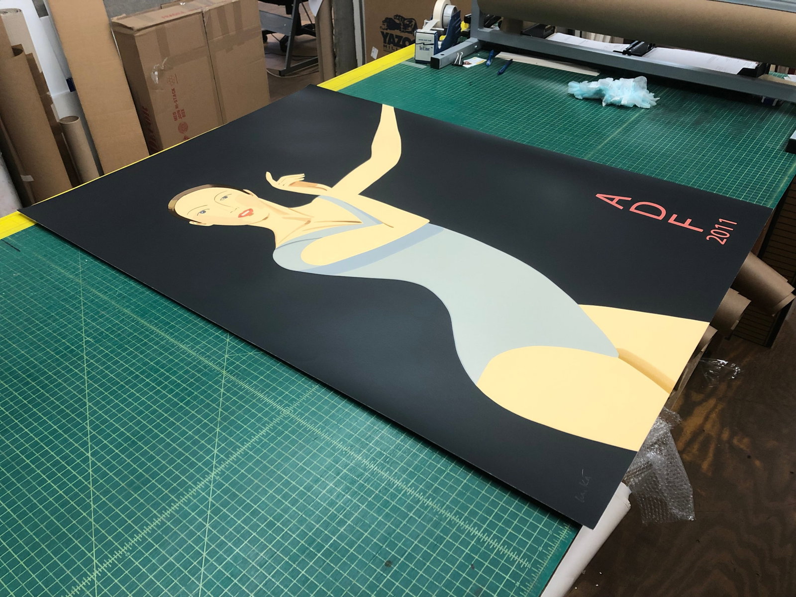 Alex Katz - Sarah-American Dance Festival - 2011 Serigraph - SIGNED 48" x 34.25" - 5