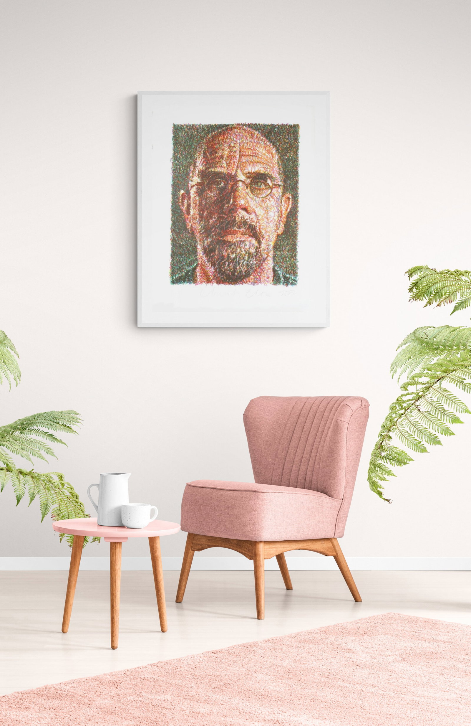Chuck Close - Self Portrait - 2007 Serigraph - SIGNED 38" x 30" - 5