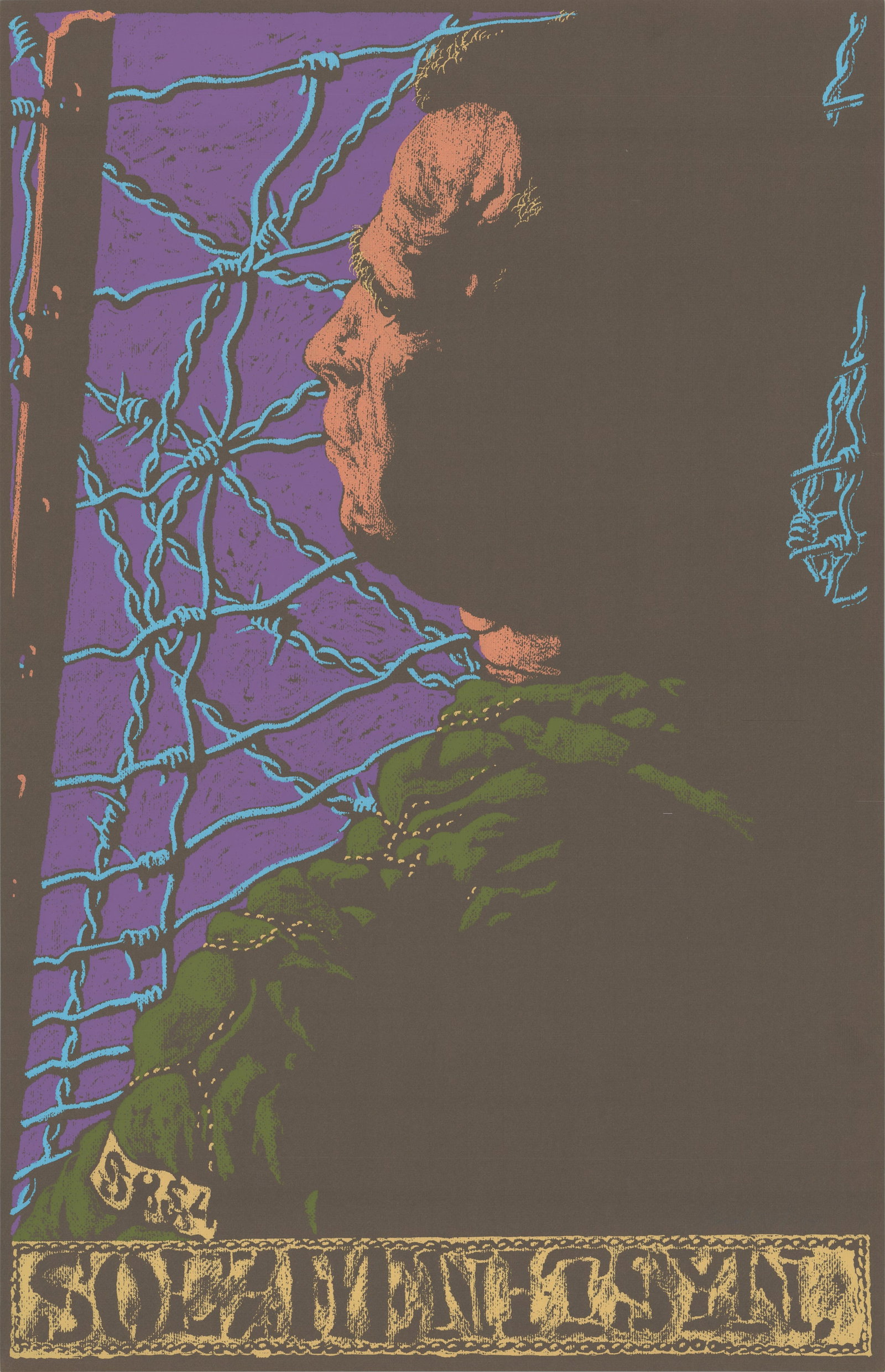 Jack Beal - Solzhenitsyn, Russian - 1971 Serigraph - SIGNED 30.75" x 20": Solzhenitsyn, Russian by Jack Beal, 1971 Signed Serigraph. Paper size is 30.75 x 20 inches, with an image size of 30 x 19.5 inches. The Serigraph is from an edition size of 144 and is not framed. The 