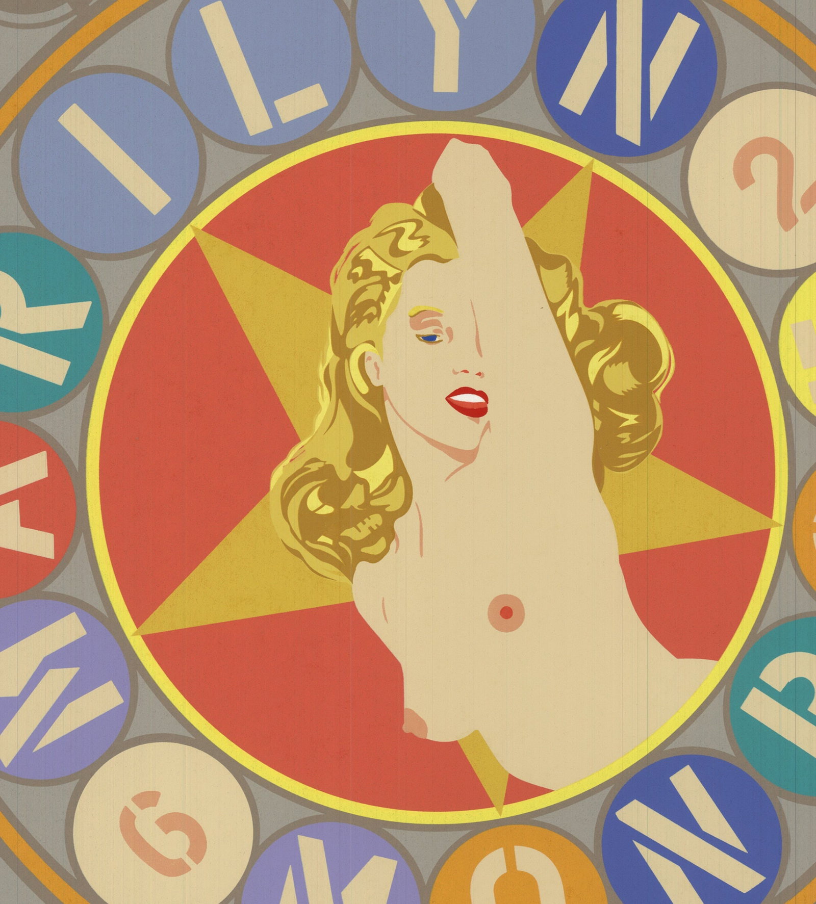 Robert Indiana - The Metamorphosis of Norma Jean Mortenson - 1997 Serigraph - SIGNED 16" x 16" - 4