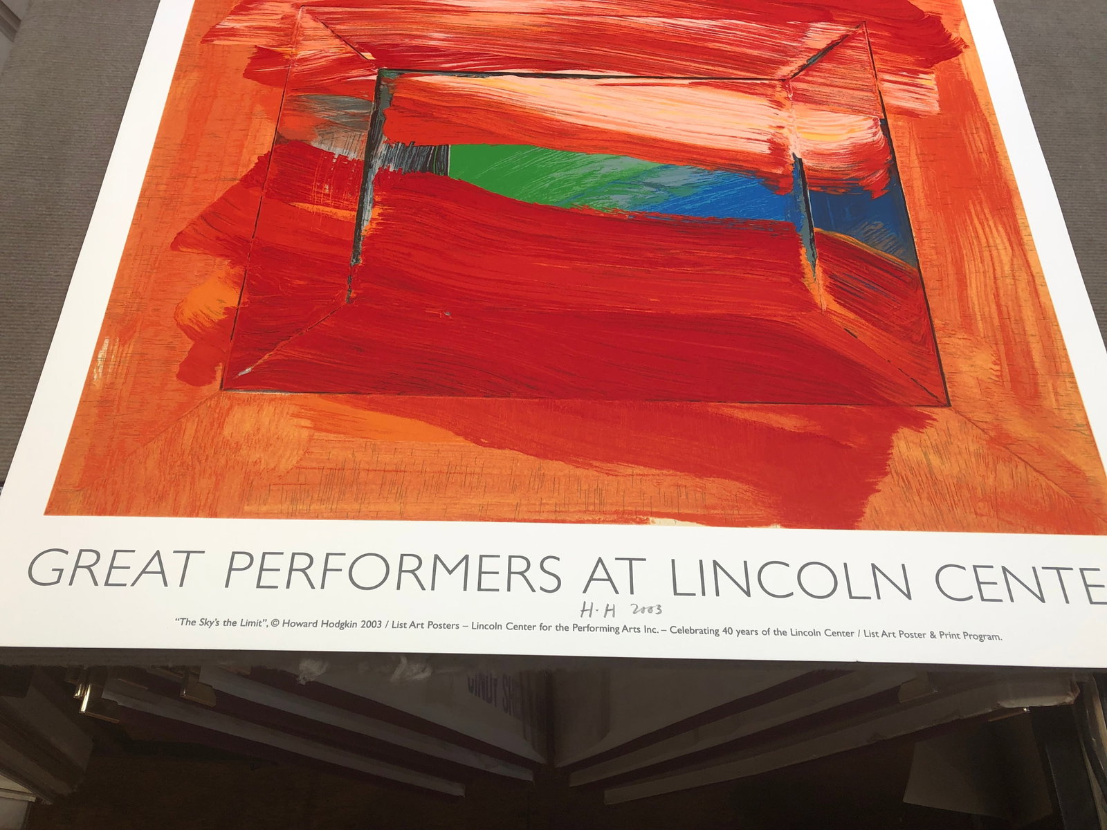 Howard Hodgkin - The Sky's The Limit - 2002 Serigraph - SIGNED 30" x 33" - 6