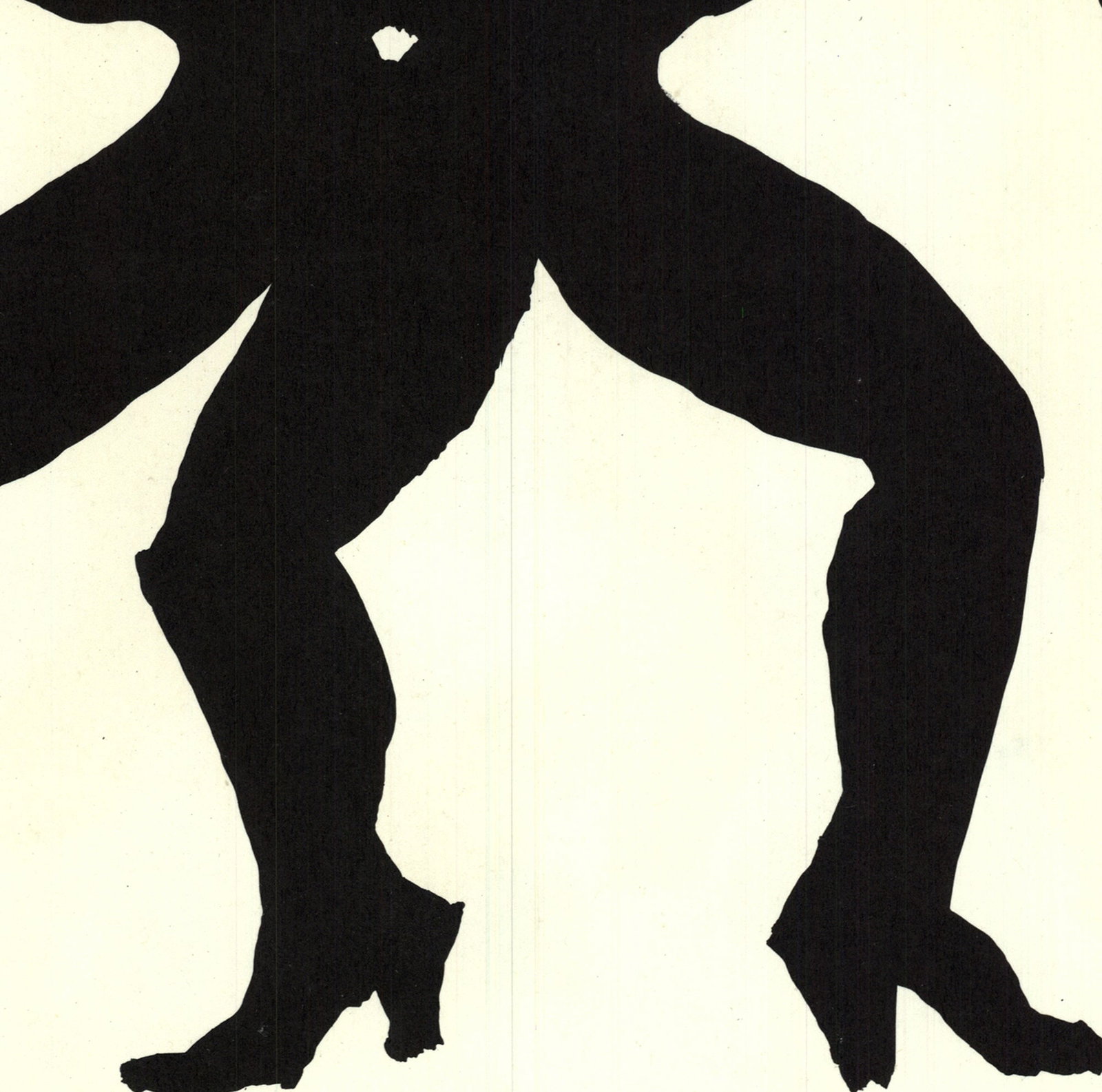 Alexander Calder - Three Legged Figure - 1975 Lithograph 11.75" x 11" - 3