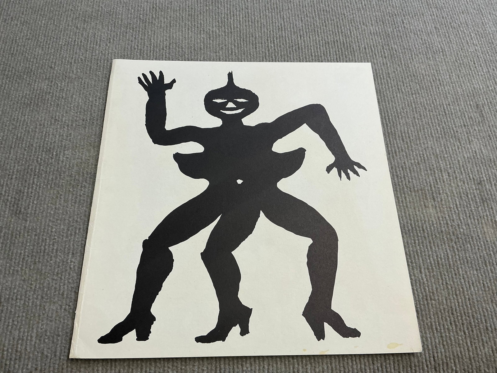 Alexander Calder - Three Legged Figure - 1975 Lithograph 11.75" x 11" - 5