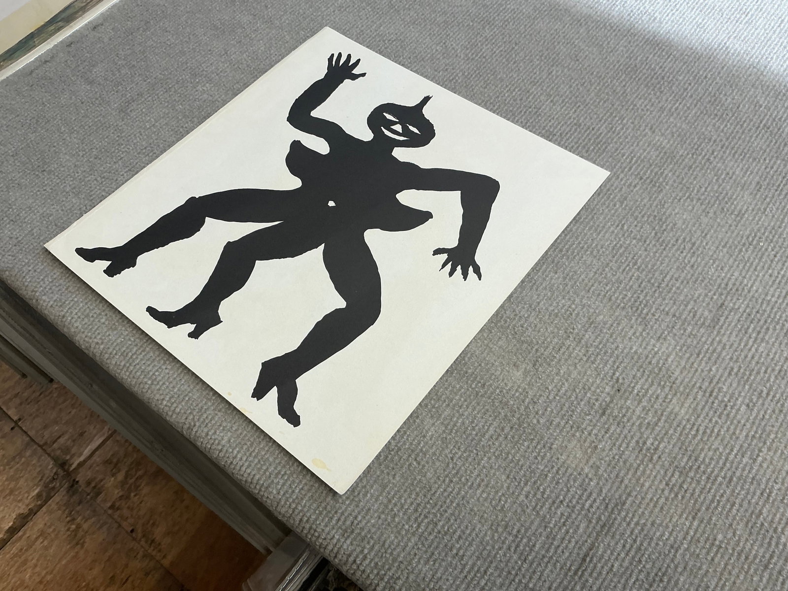 Alexander Calder - Three Legged Figure - 1975 Lithograph 11.75" x 11" - 6