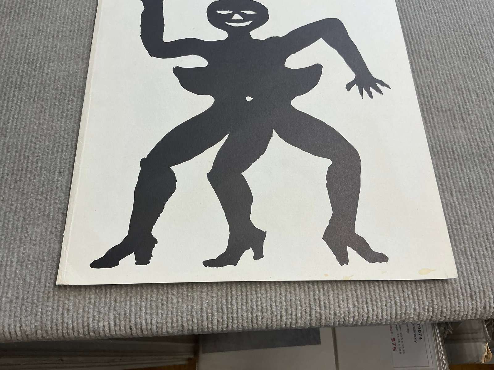 Alexander Calder - Three Legged Figure - 1975 Lithograph 11.75" x 11" - 8