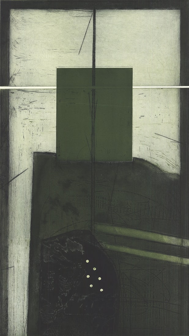 Karl Fred Dahmen - Untitled - 1971 Etching - SIGNED 41.75" x 25" - 3