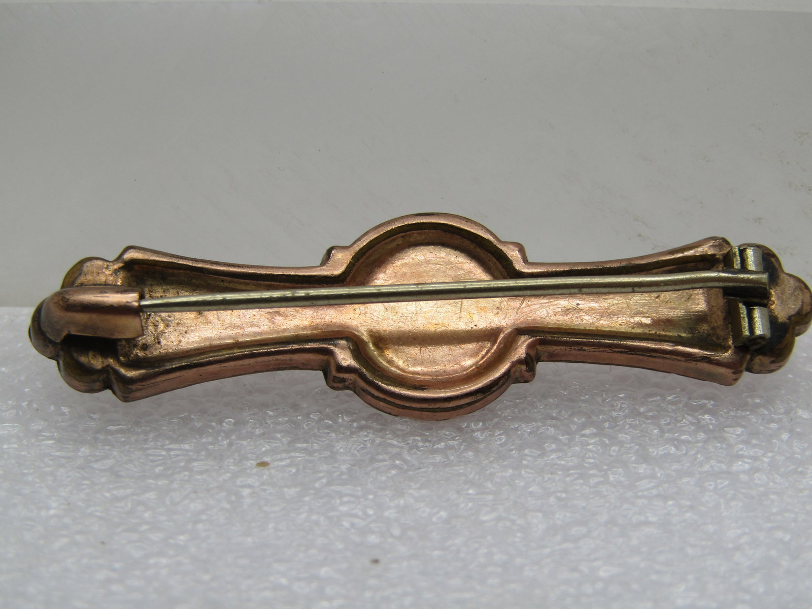 Vintage 10kt. G.F. Bar Brooch, Engraved Design, 1910's-1920's - 5