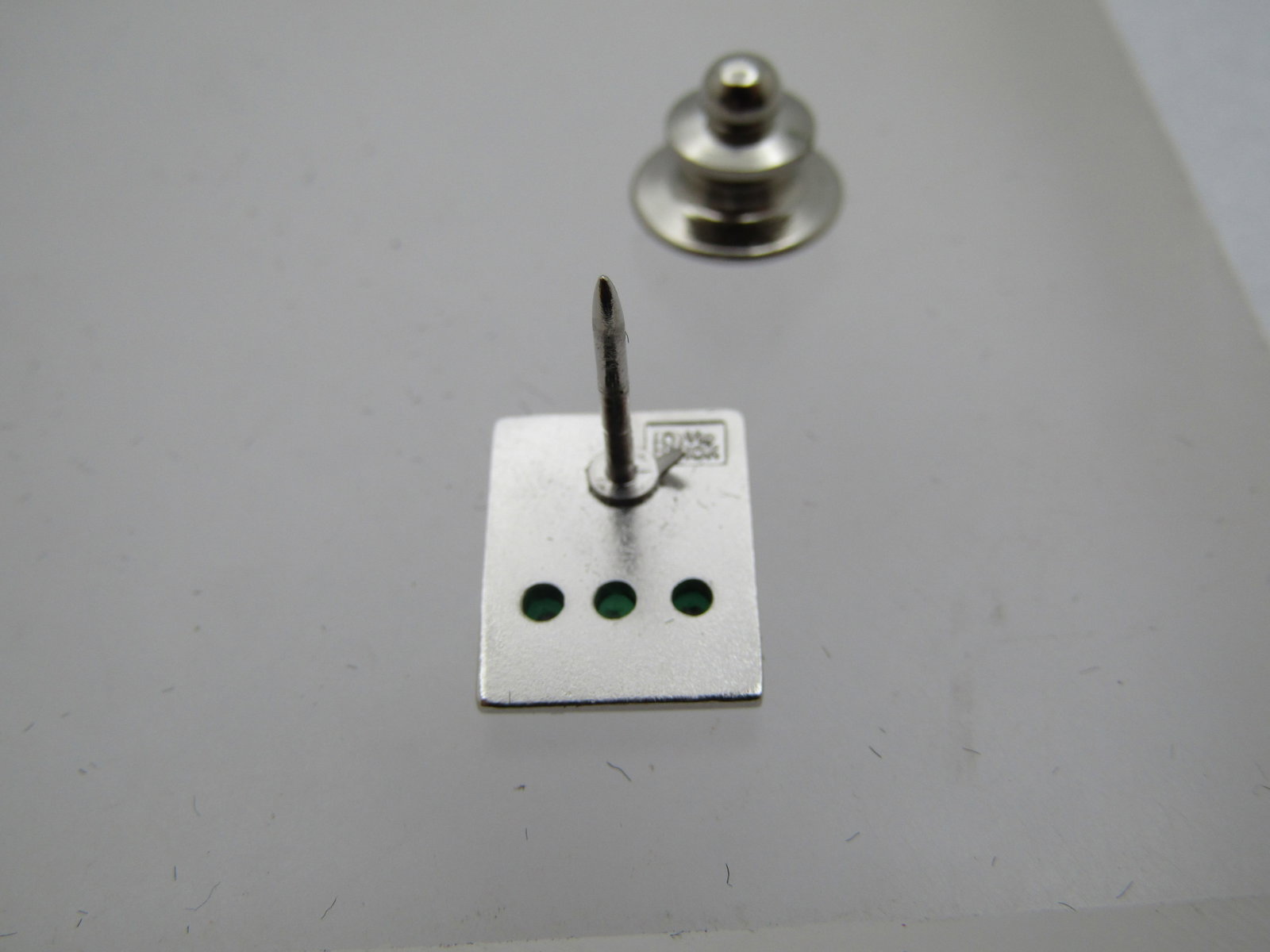 Vintage 10kt G.F. Emerald General Motors SPO Tack Pin, In Original Box - 4