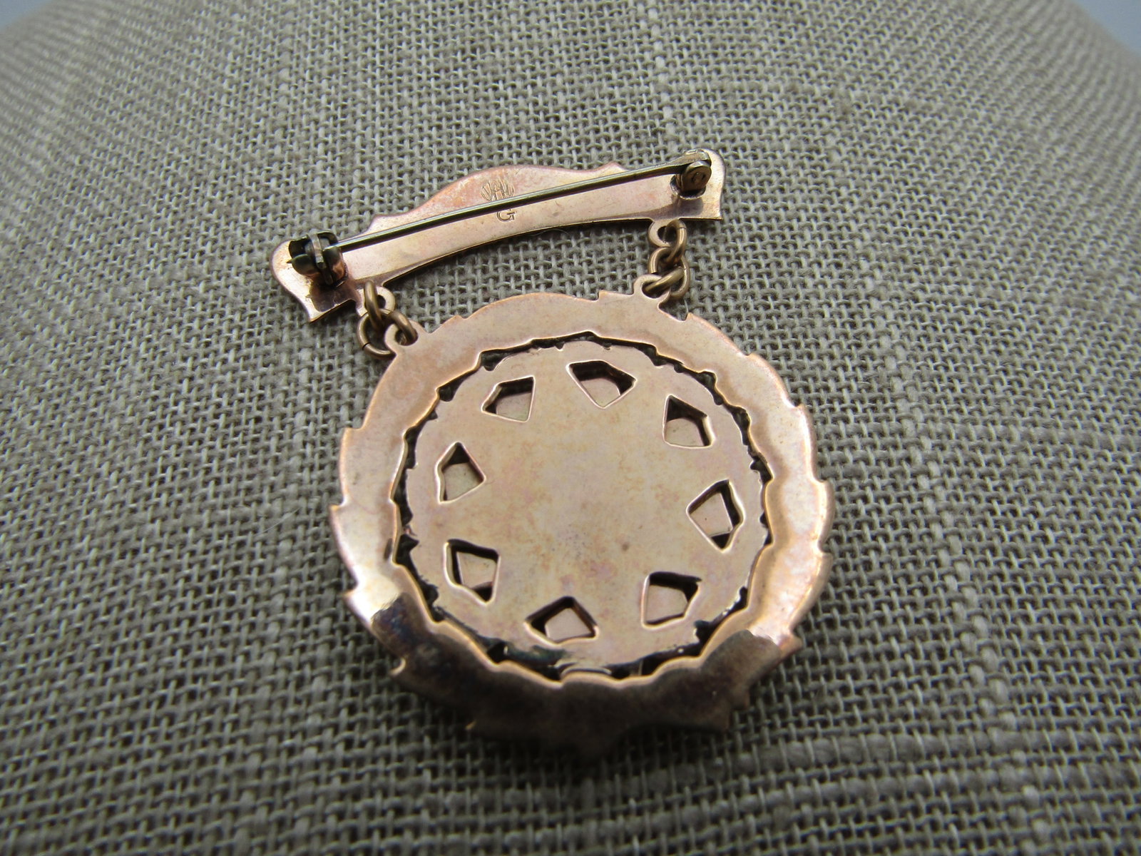 Vintage Past Aux-President USWV Pin, 10kt-12kt G.F., 1930's - 4