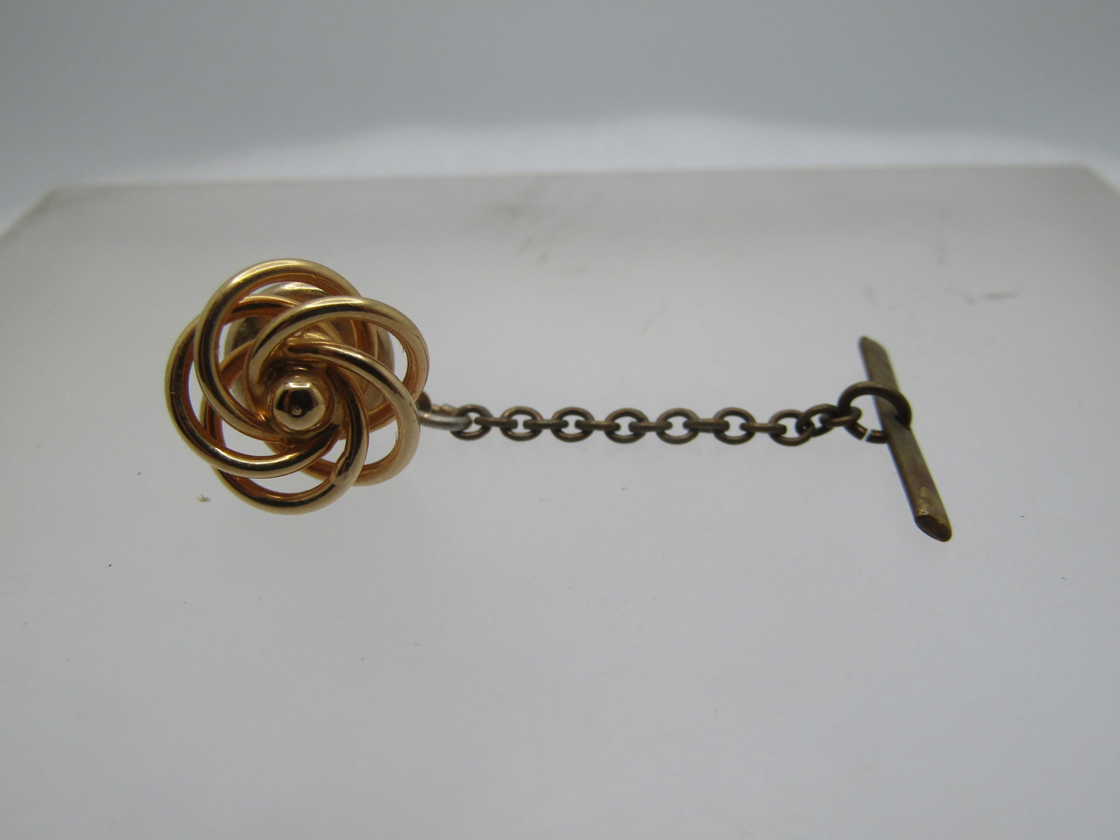 Vintage 12kt G.F. Bell Telephone Tie Clip and 3 Tie Tack Lot, 1940's-1960's - 10