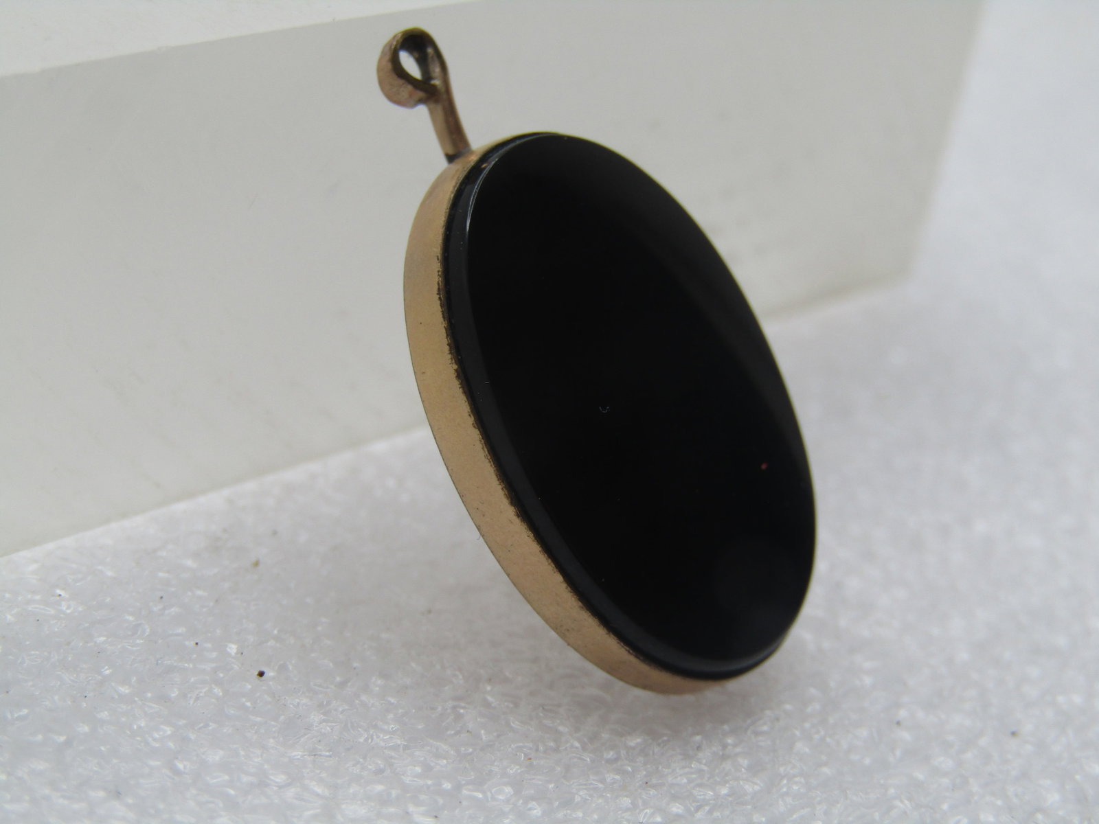 Vintage 12kt G.F. Onyx ,WRE Onyx Necklace, Bracelet, Earrings, 1940's-1950's, Signed WRE - 10