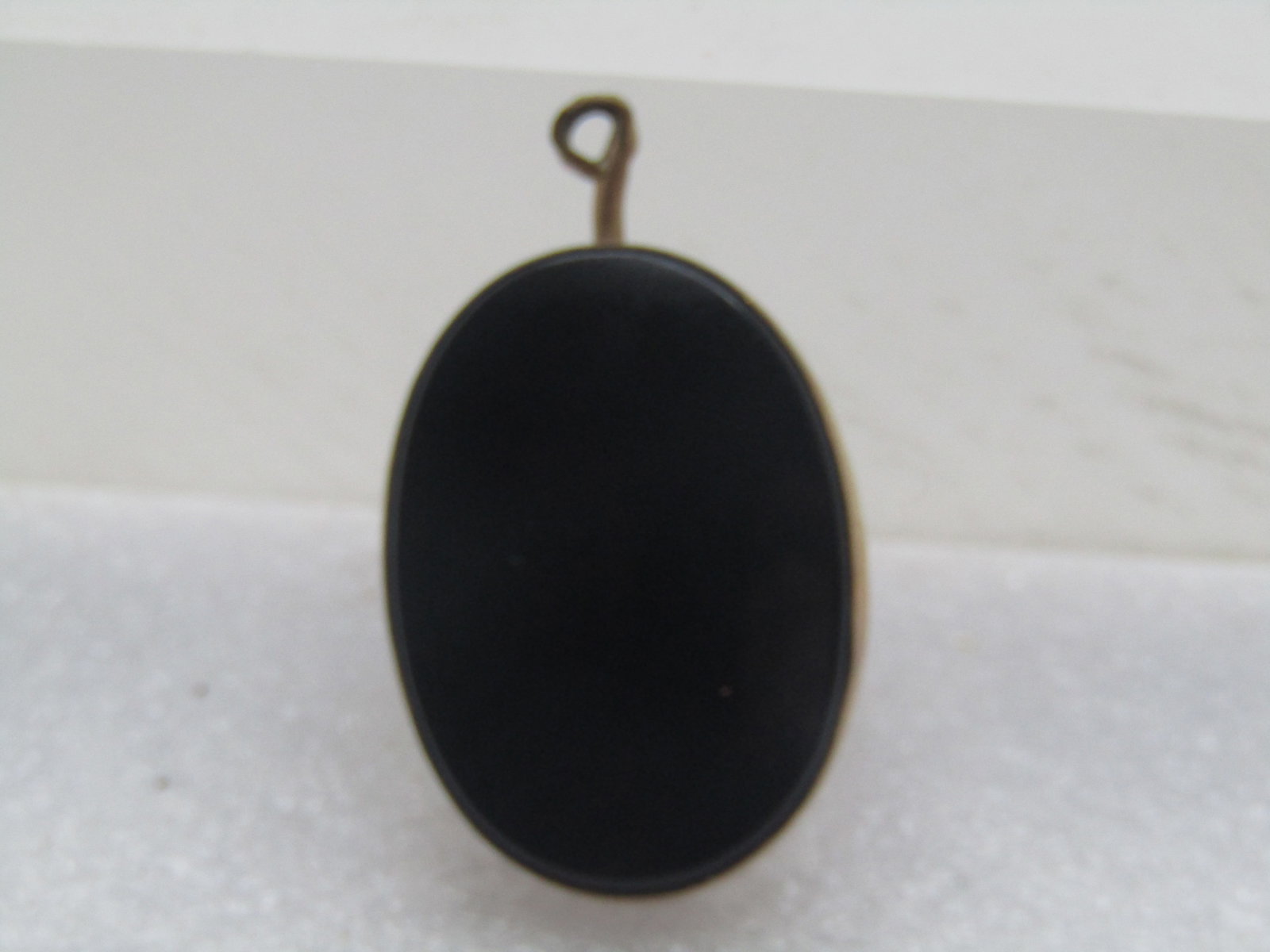Vintage 12kt G.F. Onyx ,WRE Onyx Necklace, Bracelet, Earrings, 1940's-1950's, Signed WRE - 8