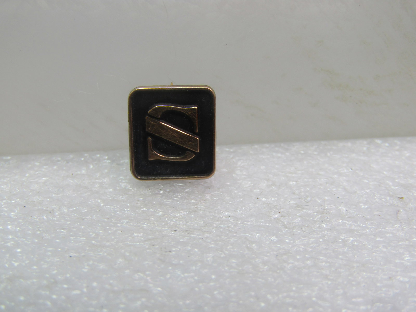 Vintage 10kt G.F. Safeway S Brooch, Signed CTO, 1960's-1970's (1 of 5)