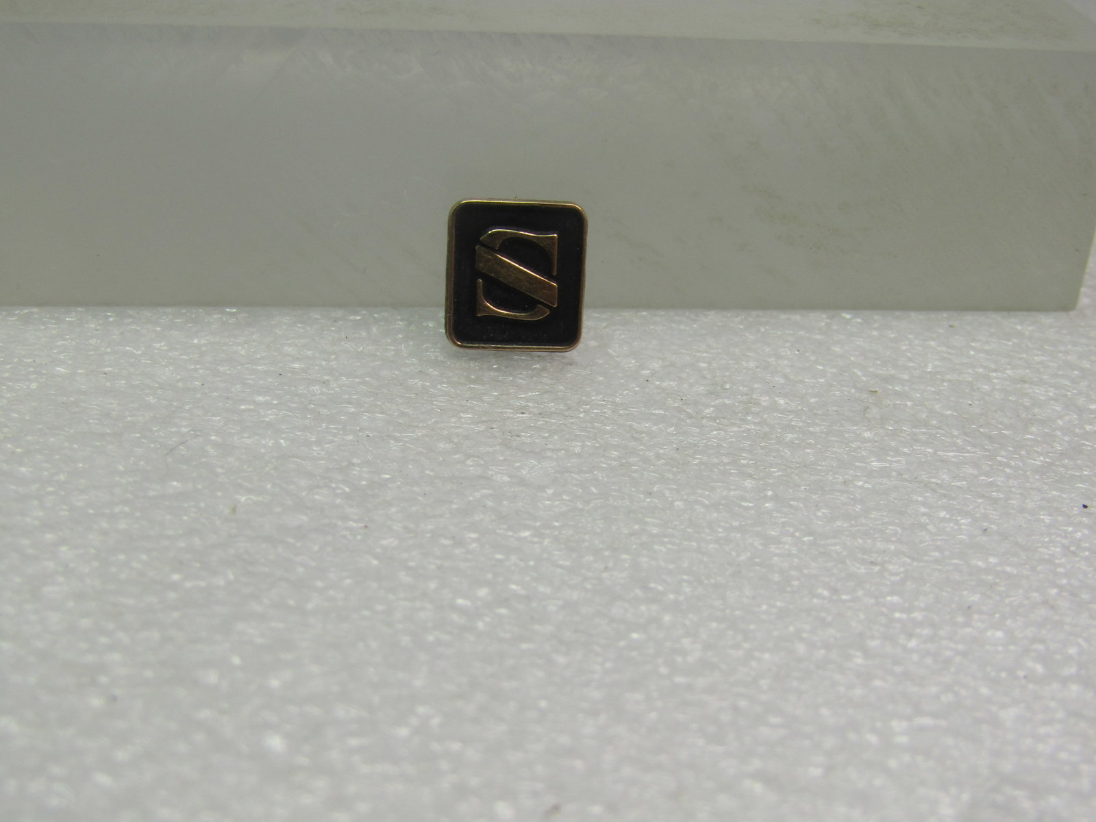 Vintage 10kt G.F. Safeway S Brooch, Signed CTO, 1960's-1970's - 2