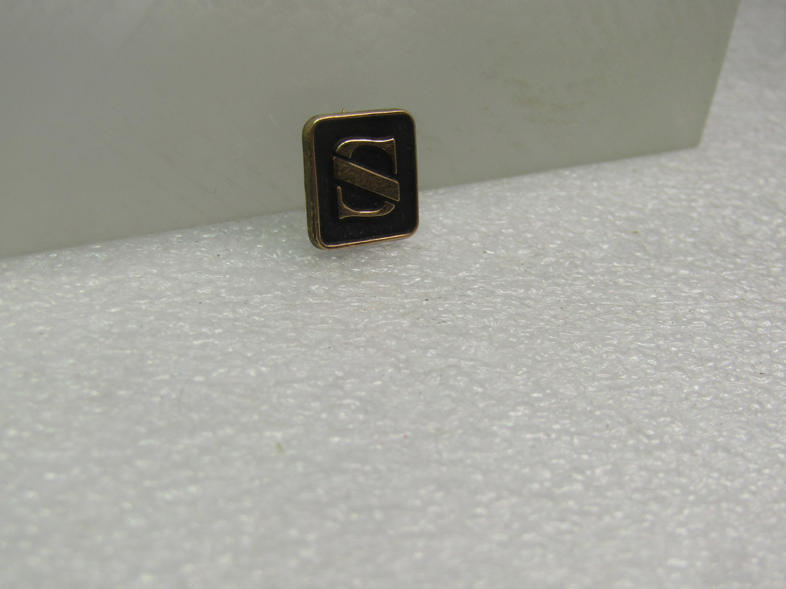 Vintage 10kt G.F. Safeway S Brooch, Signed CTO, 1960's-1970's - 3