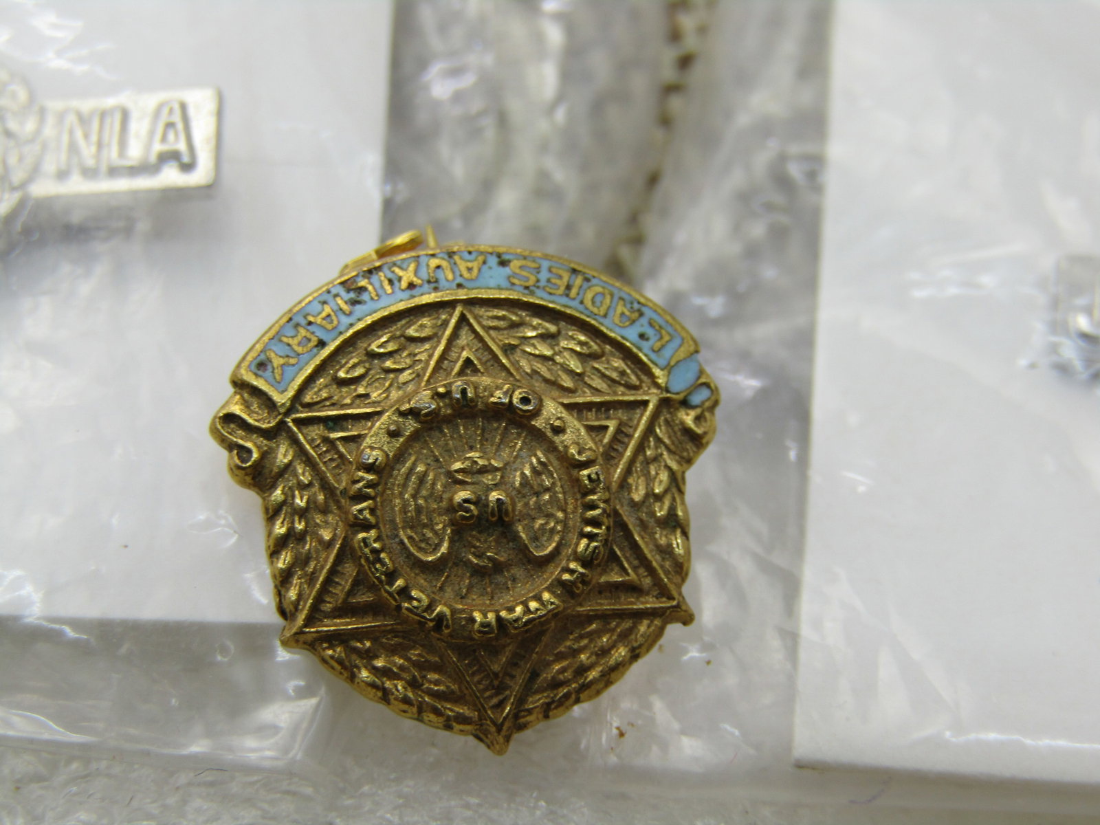 Vintage 3 Jewish War Veteran's Brooches, Service Pins - 2