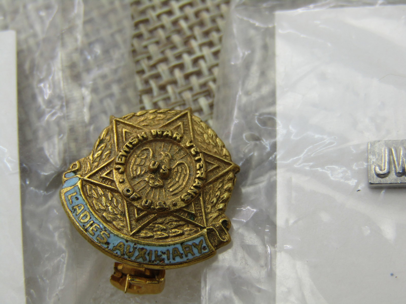 Vintage 3 Jewish War Veteran's Brooches, Service Pins - 3