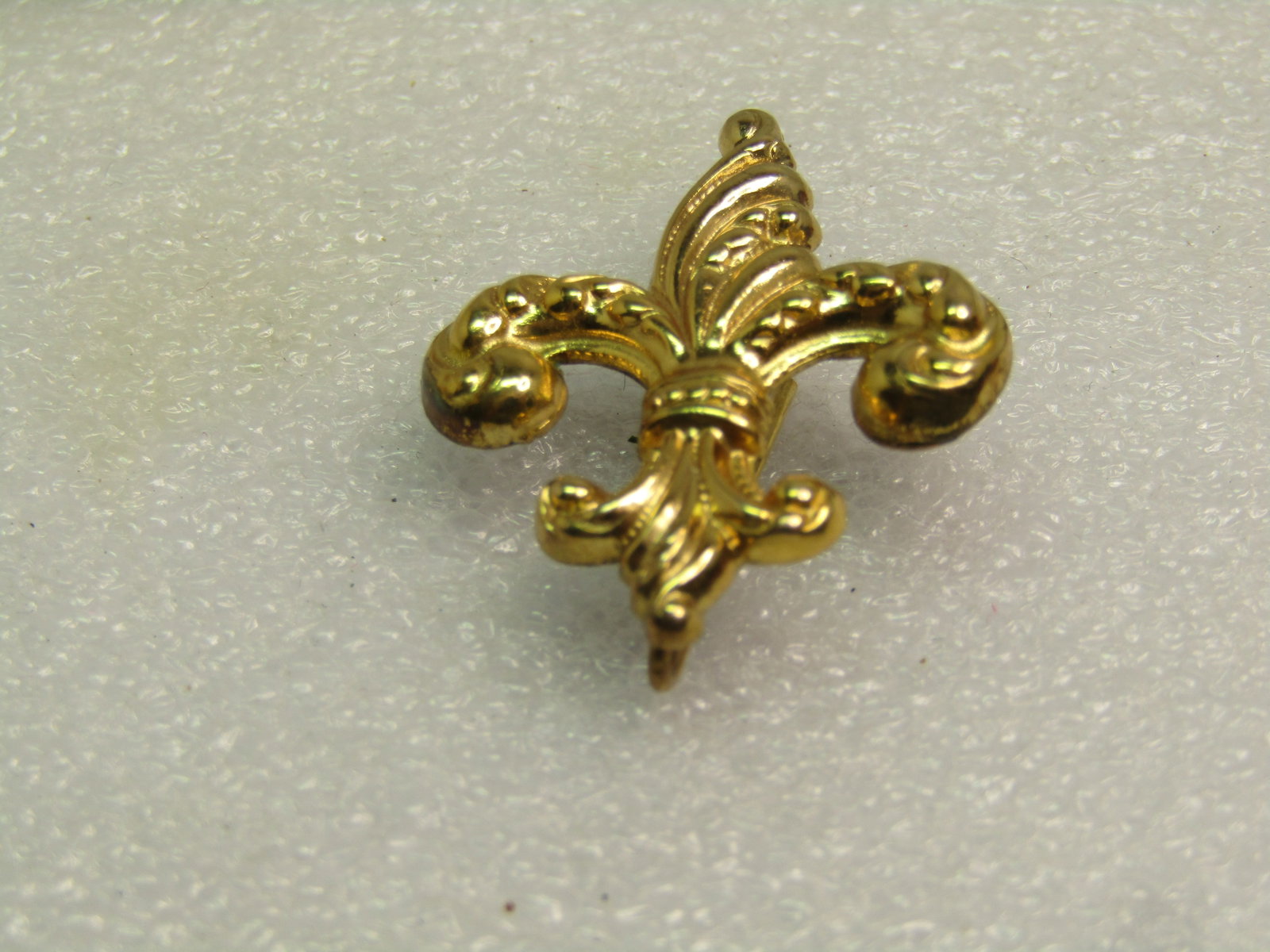 Vintage 12kt G.F. Watch Holding Brooch, Fleur-de-Lis, 1920's-1930's - 4